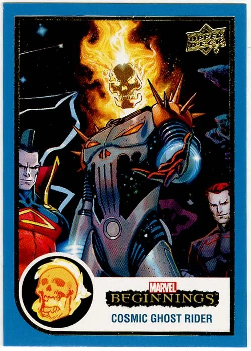 Upper Deck Marvel Beginnings: Blue Base Set #175 Cosmic Ghost Rider