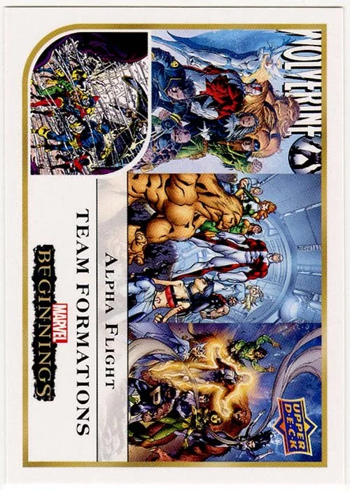 Upper Deck Marvel Beginnings: Team Formation #4 Alpha Flight