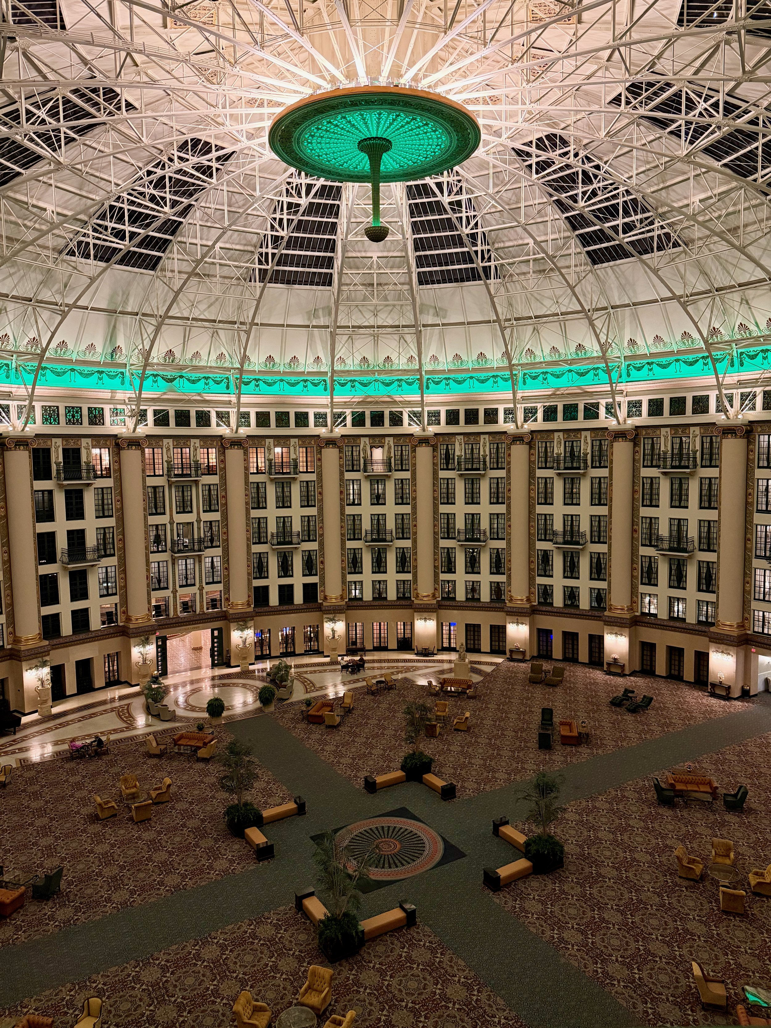 View of Atrium from hotel room