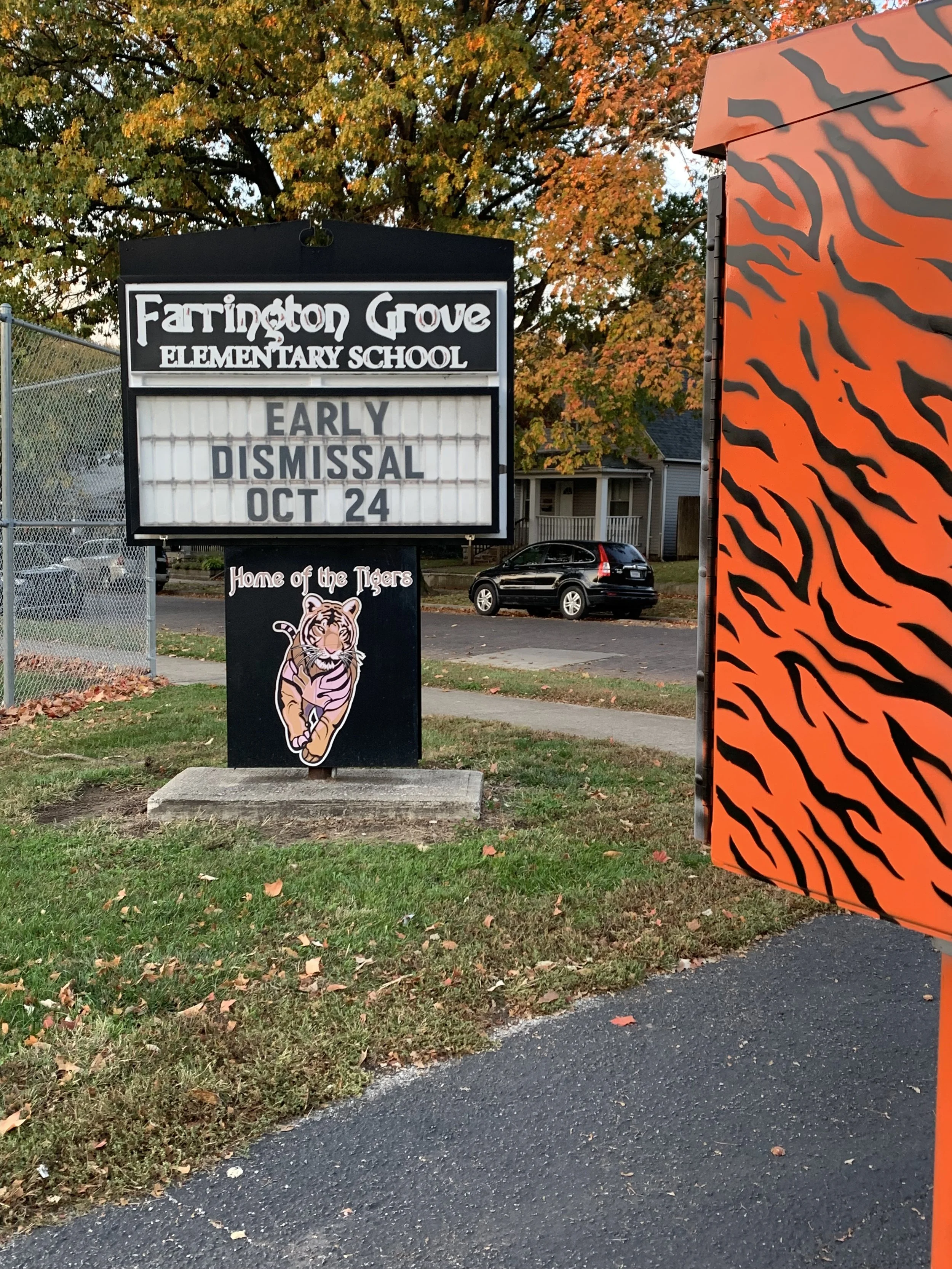New Painted Traffic Box at Farrington’s Grove Elementary — Farrington's