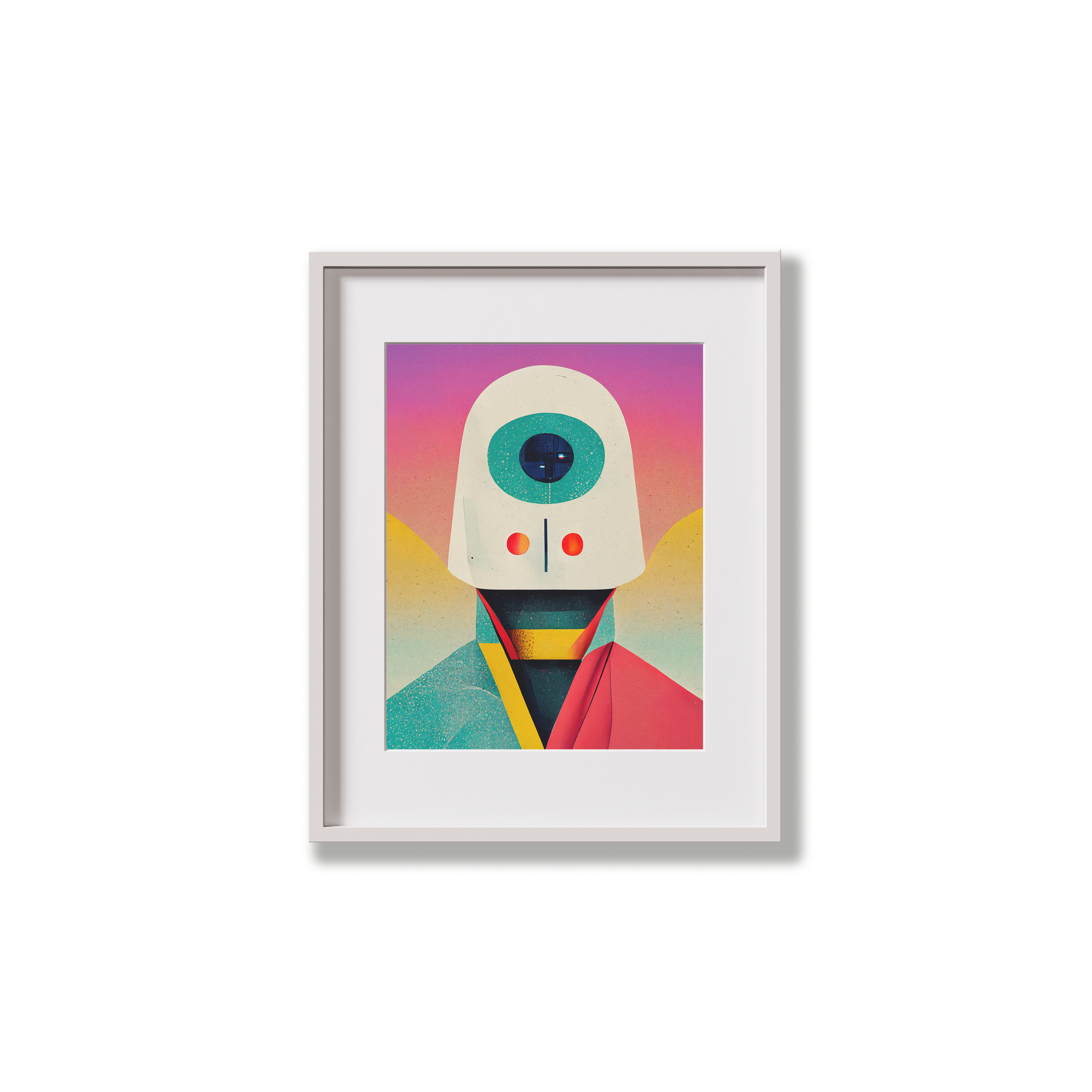 Plaza Design, Roboto Collection, legend, illustration, high quality print, buy, poster, robot, art 16x20, 001