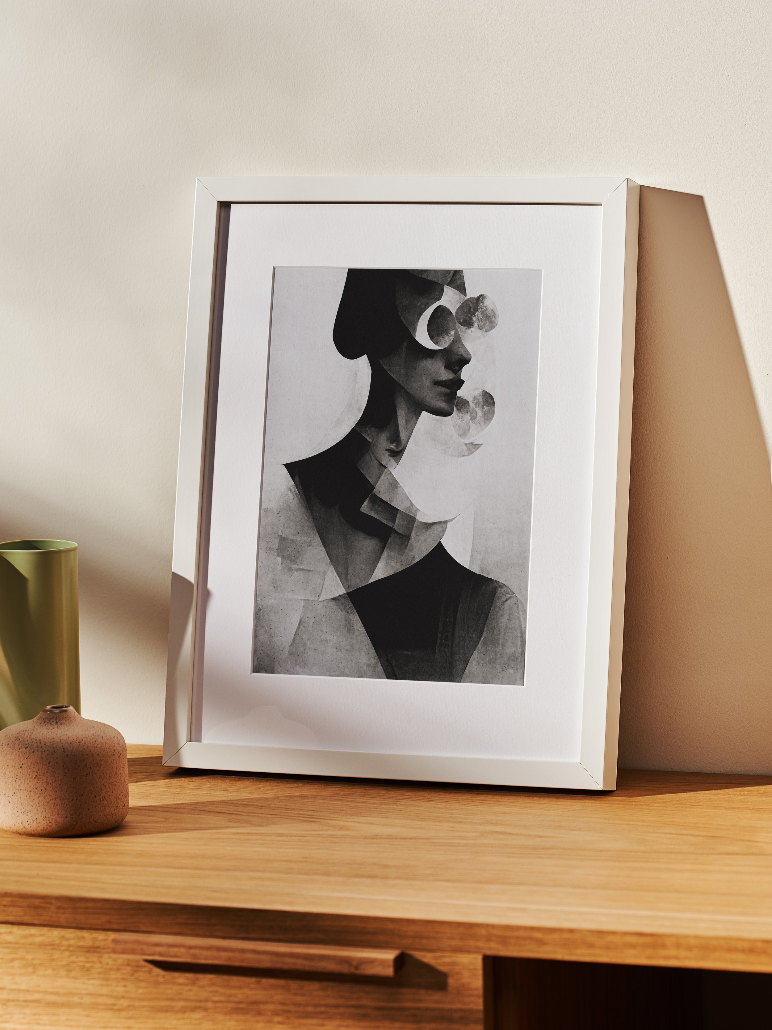 Plaza Design, Gallery, smoke and mirrors , best, cool, illustration, high quality print, buy, poster, abstract, woman, portrait, art 16x20, 002