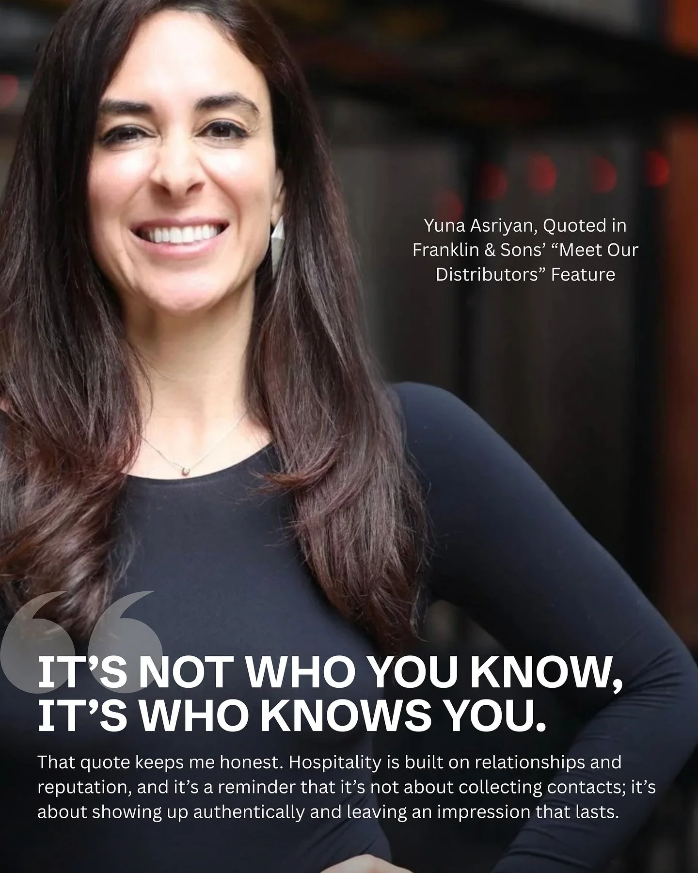 With over a decade in beverage and hospitality, Catchall Collective founder @sipswithyunz has seen how culture, creativity, and connection shape what&rsquo;s in the glass.

In her Franklin &amp; Sons global feature, she reflects on ten years of build