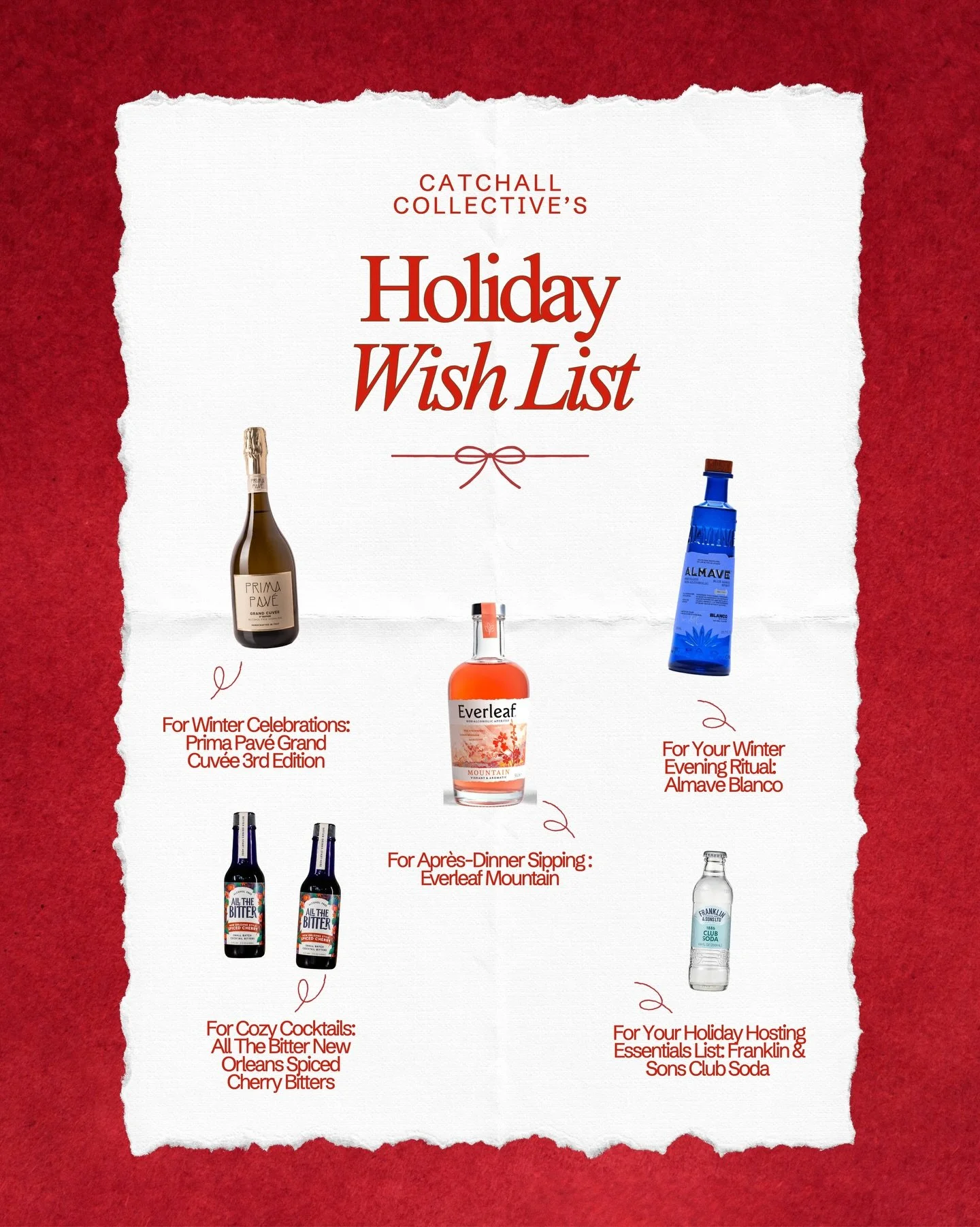 Need a last-minute stocking stuffer? 🎄🥂 These zero-proof sips are perfect for the inclusive host, the sober-curious friend, or anyone heading into Dry January with good taste.

@primapave, @everleafdrinks, @almave, @allthebitter, @franklinandsons 
