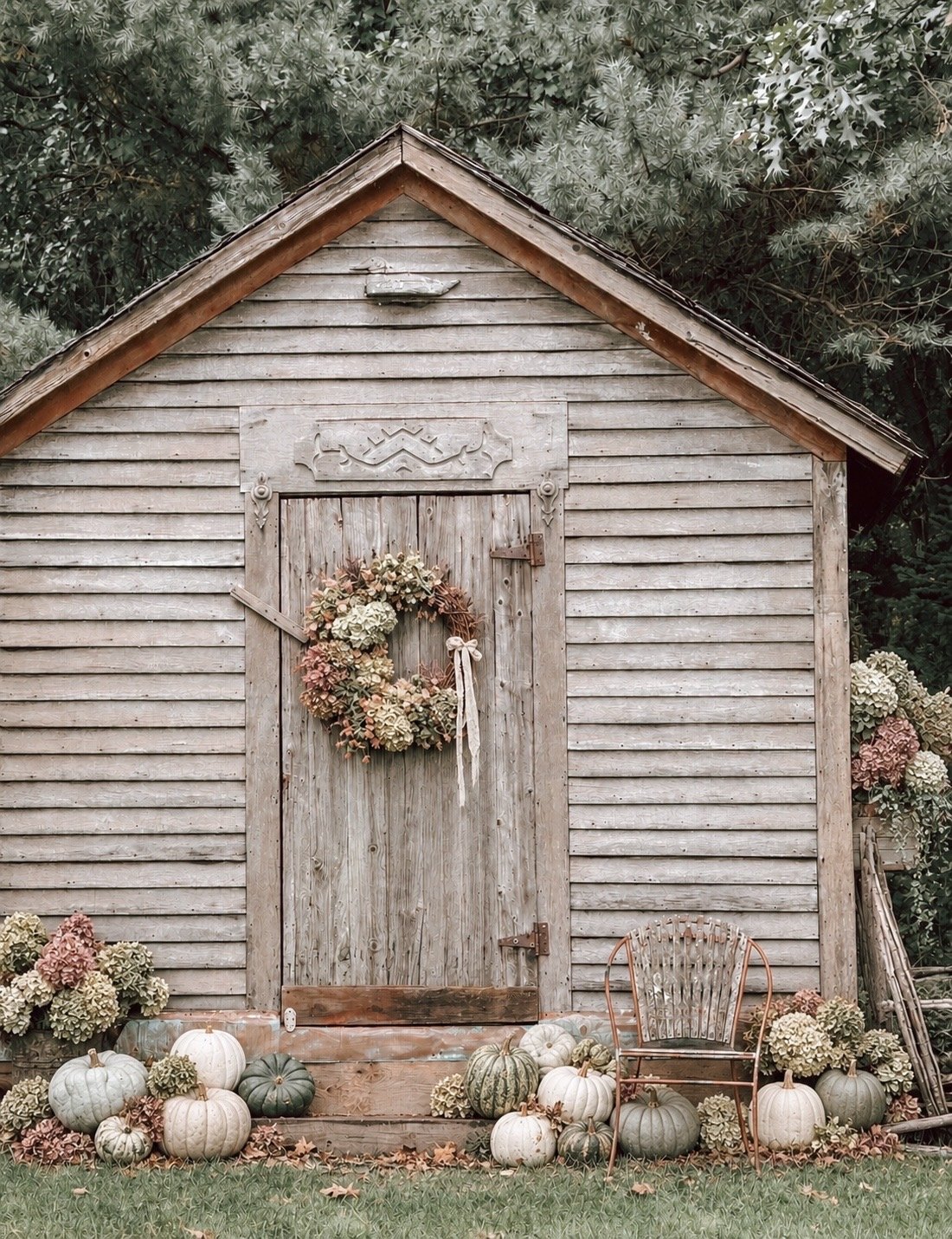 Happy Autumn- from the garden house