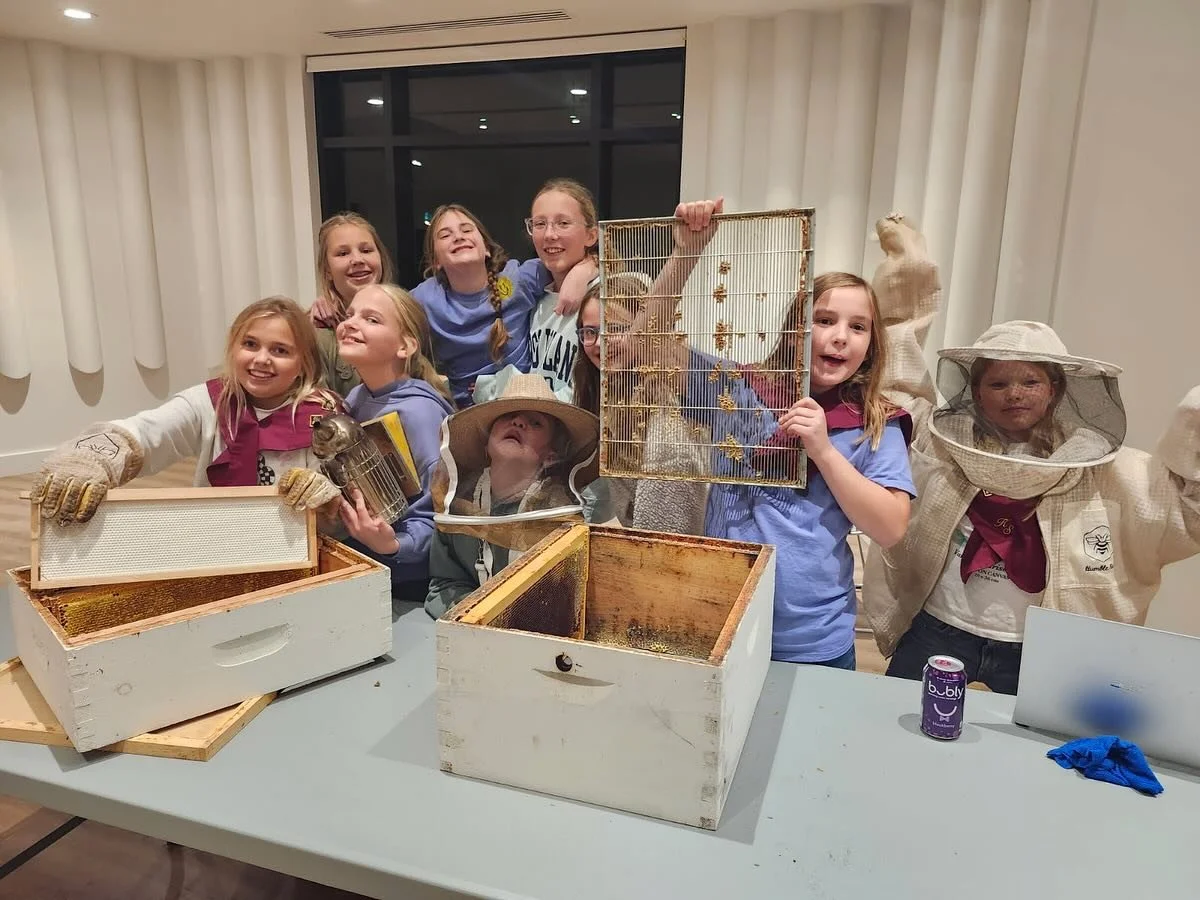 Thank you @backyard.honeybee for teaching all about bees tonight at our Kingdom Seekers Program!