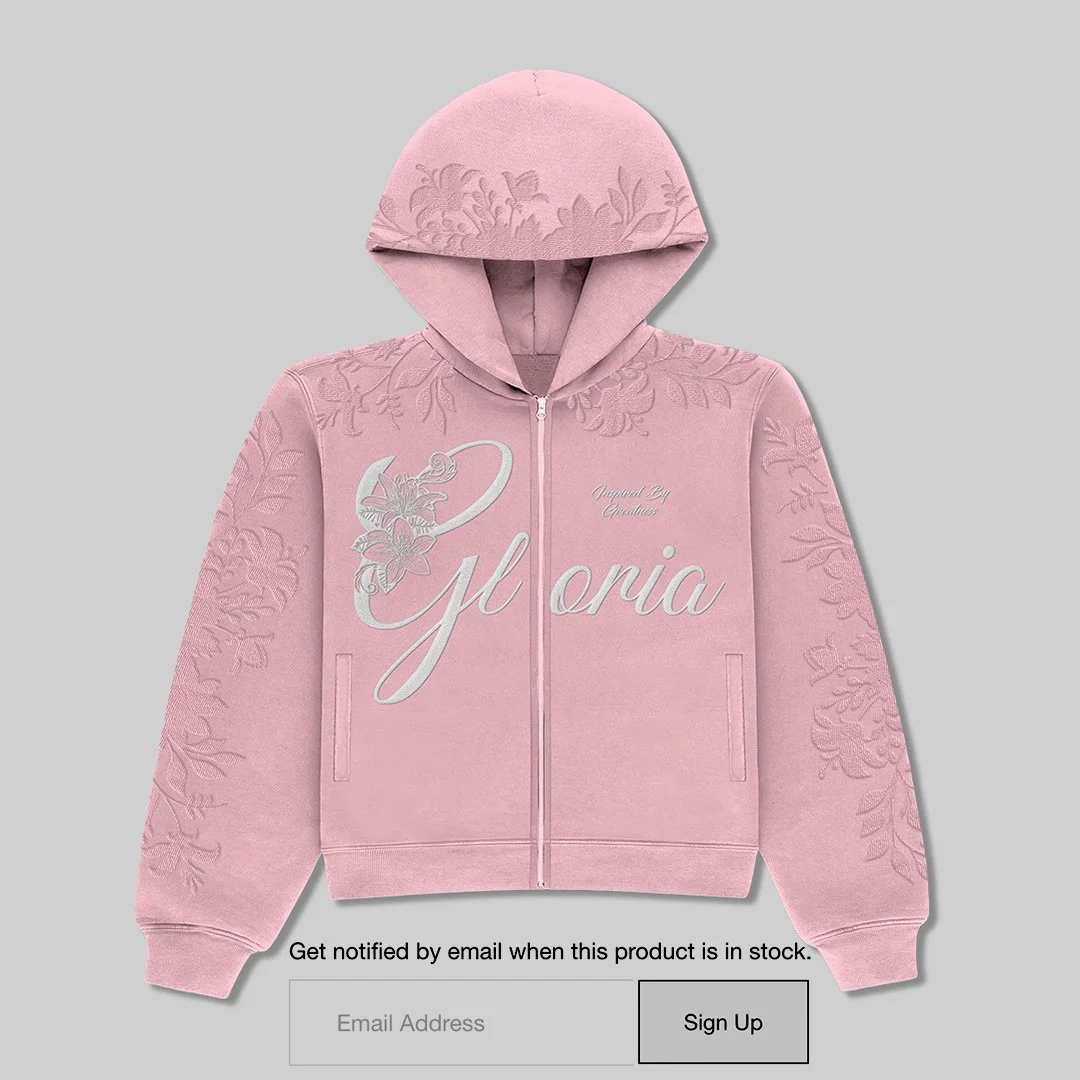 Kendrick Lamar x SZA Inspired Gloria Zip Hoodie – (Sign up for Early Bird Price)