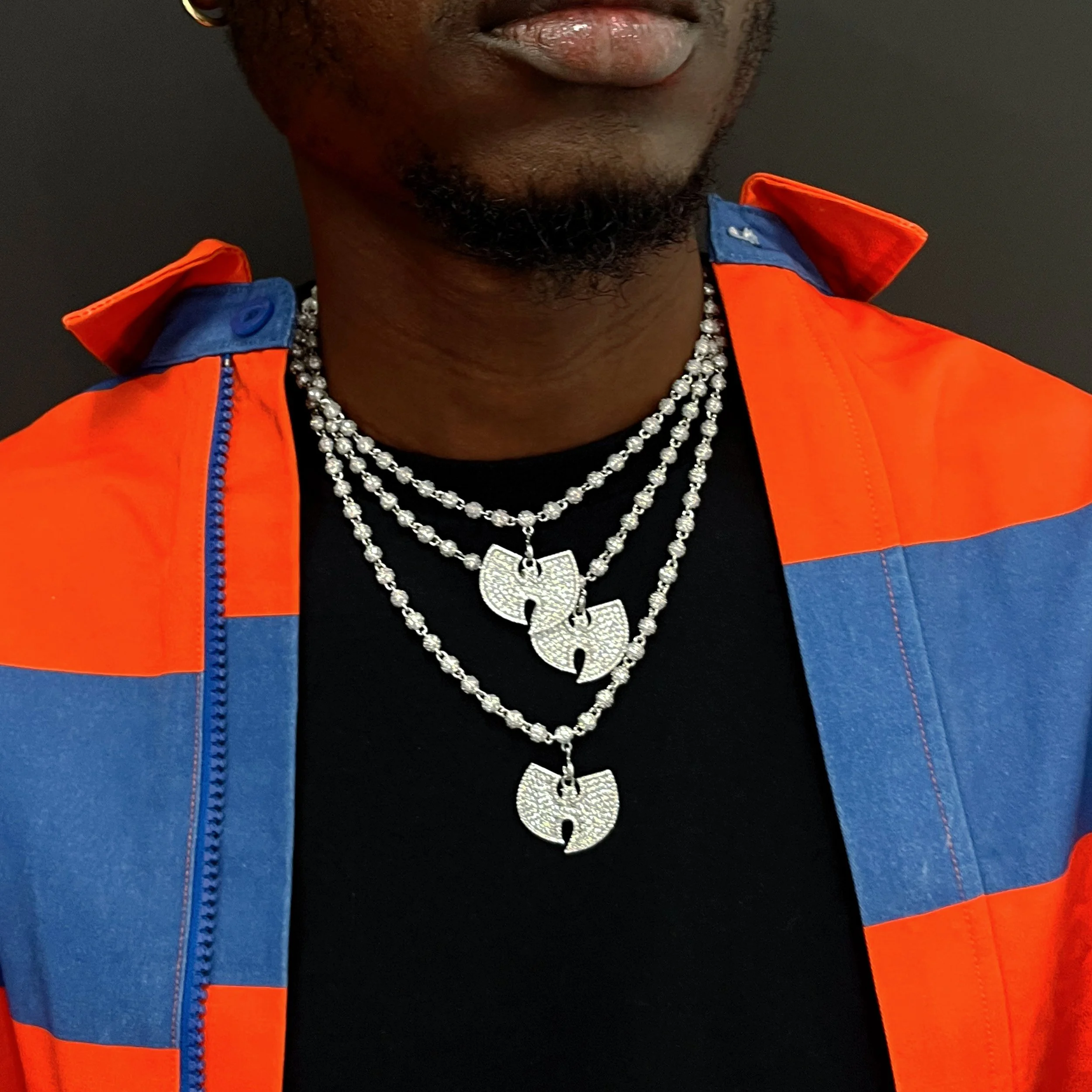 Wutang HipHop Inspired  – GREATNESS JEWELRY – Five Three Greatness Inspired Orange Blue Kanye West Inspired  copy 24.jpg