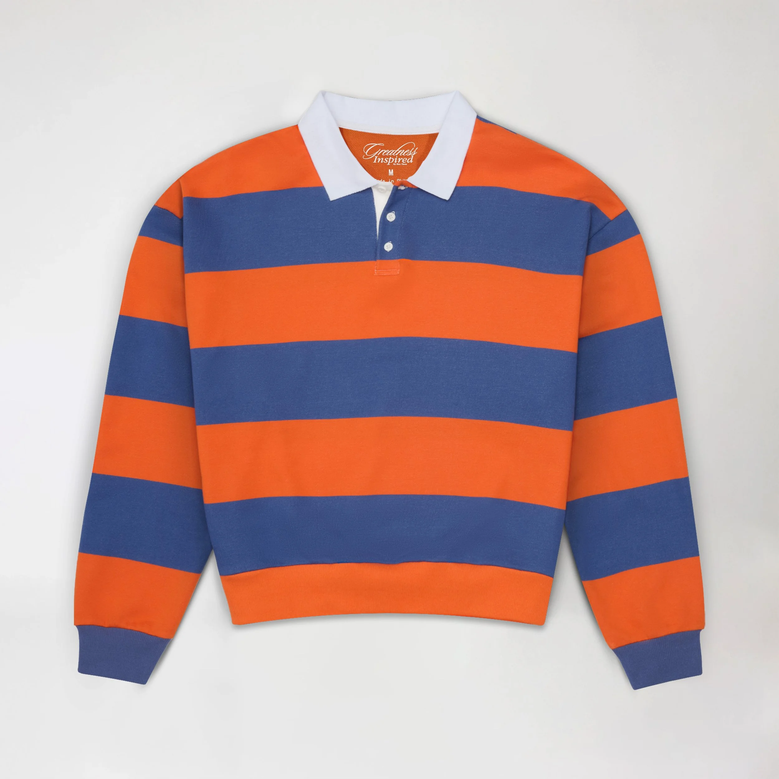 Iconic Orange and Blue Polo Rugby Sweatshirts - Blanks - Five Three Kanye West Inspired fivethree.ca.jpg