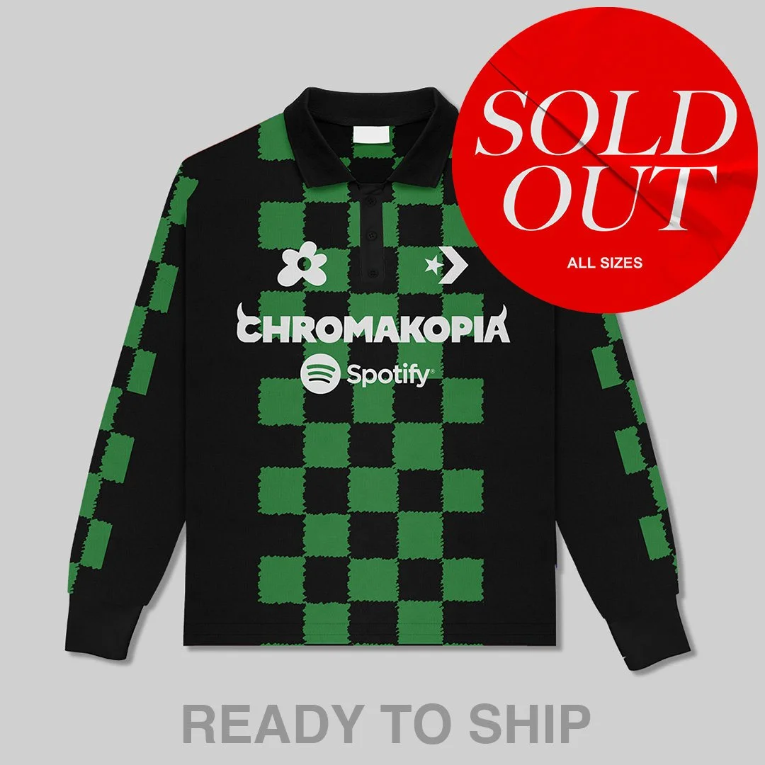"Tyler Chromakopia"Longsleeve Cotton Rugby Jersey
