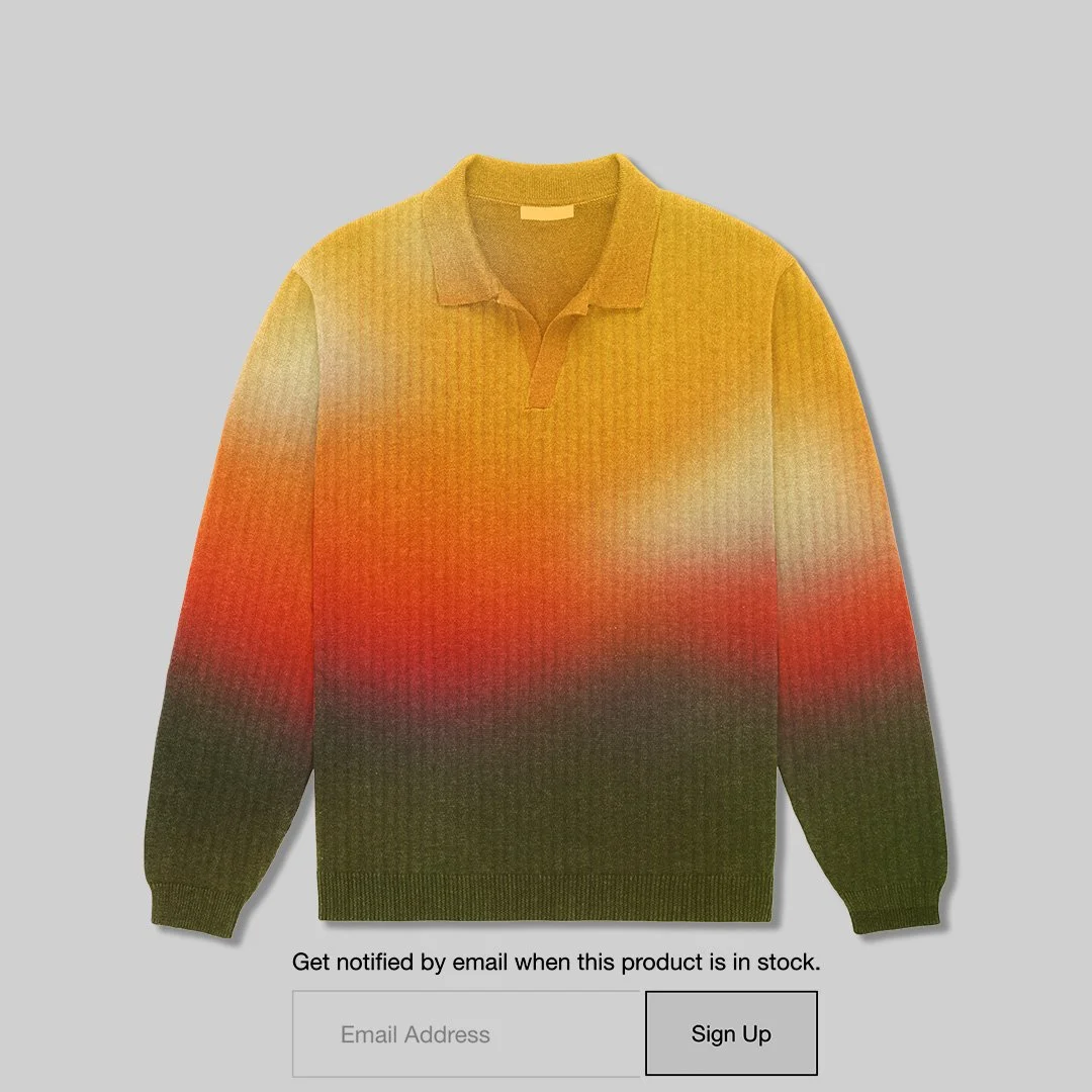 Sign up for Early Bird / Discount Price (read description): Tyler TC Flower Boy Inspired Polo Knit Sweater