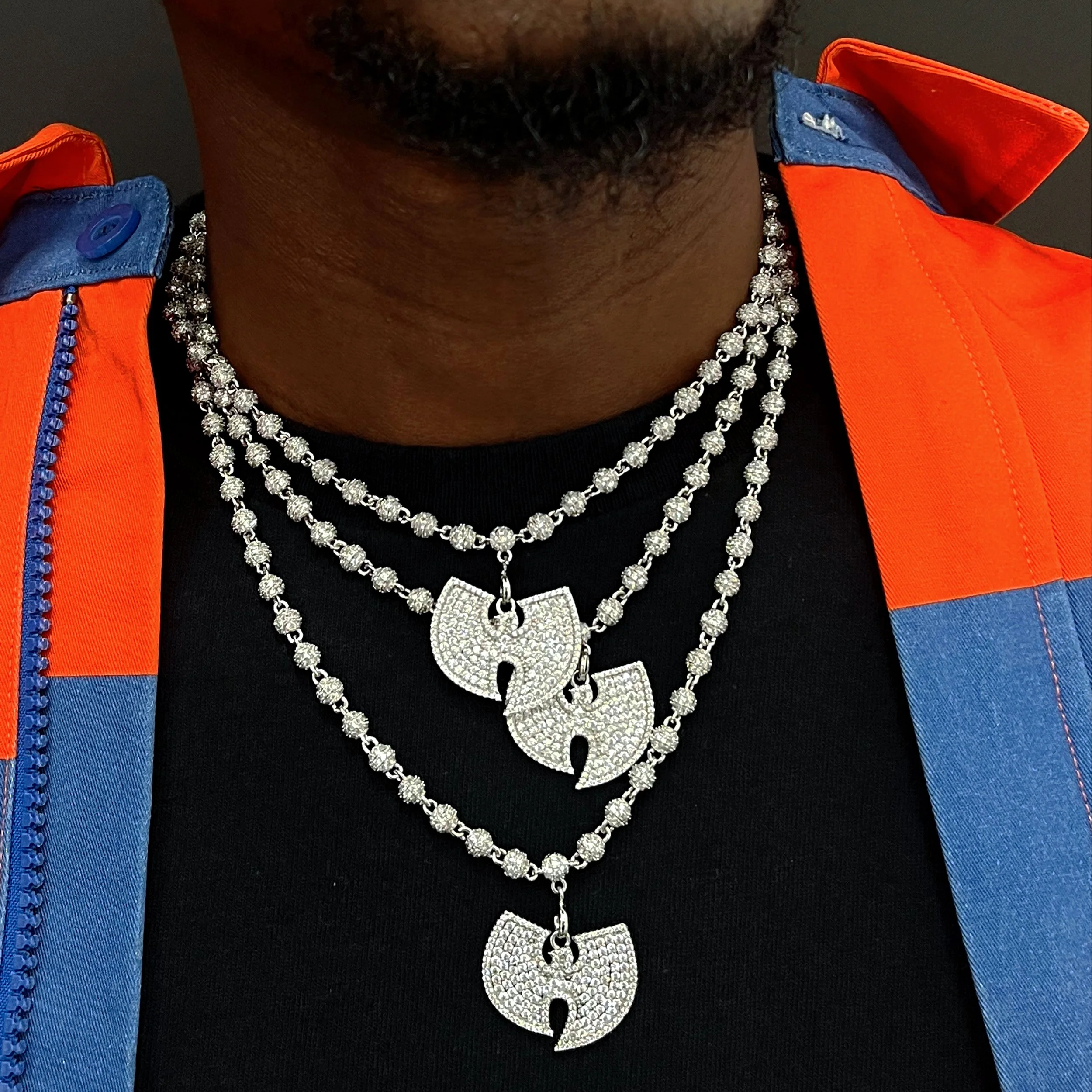 Wutang HipHop Inspired  – GREATNESS JEWELRY – Five Three Greatness Inspired Orange Blue Kanye West Inspired  copy 23.jpg