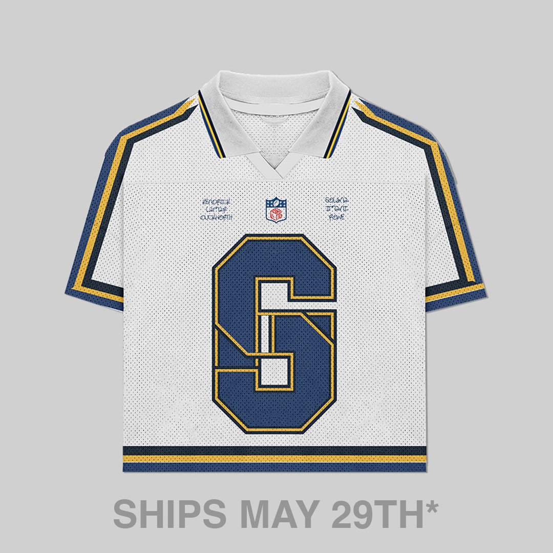 SZA x Kendrick Lamar Collared Football Jersey