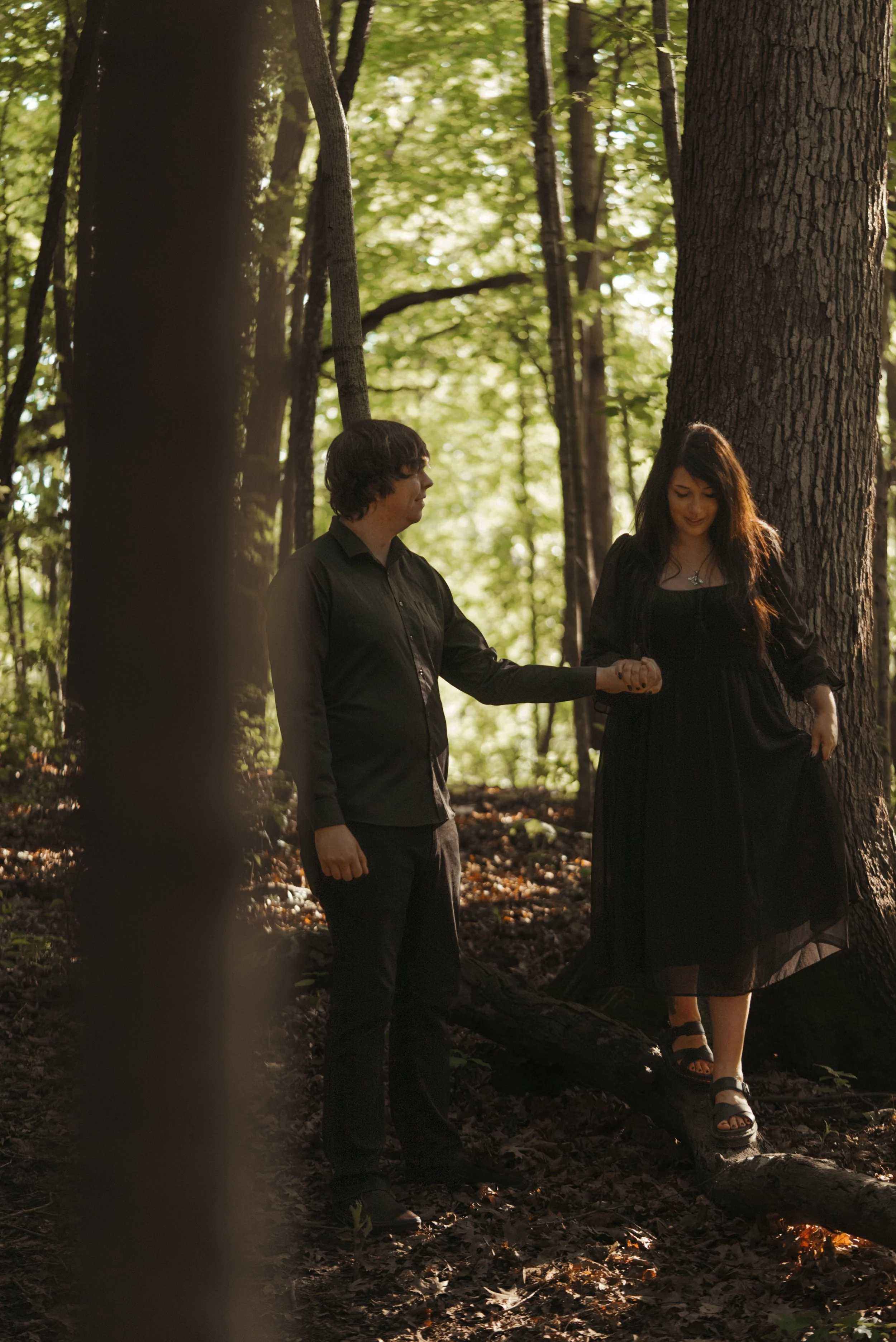 Raven + Jacob // An Enchanted Engagement — Nat Erlin Photography