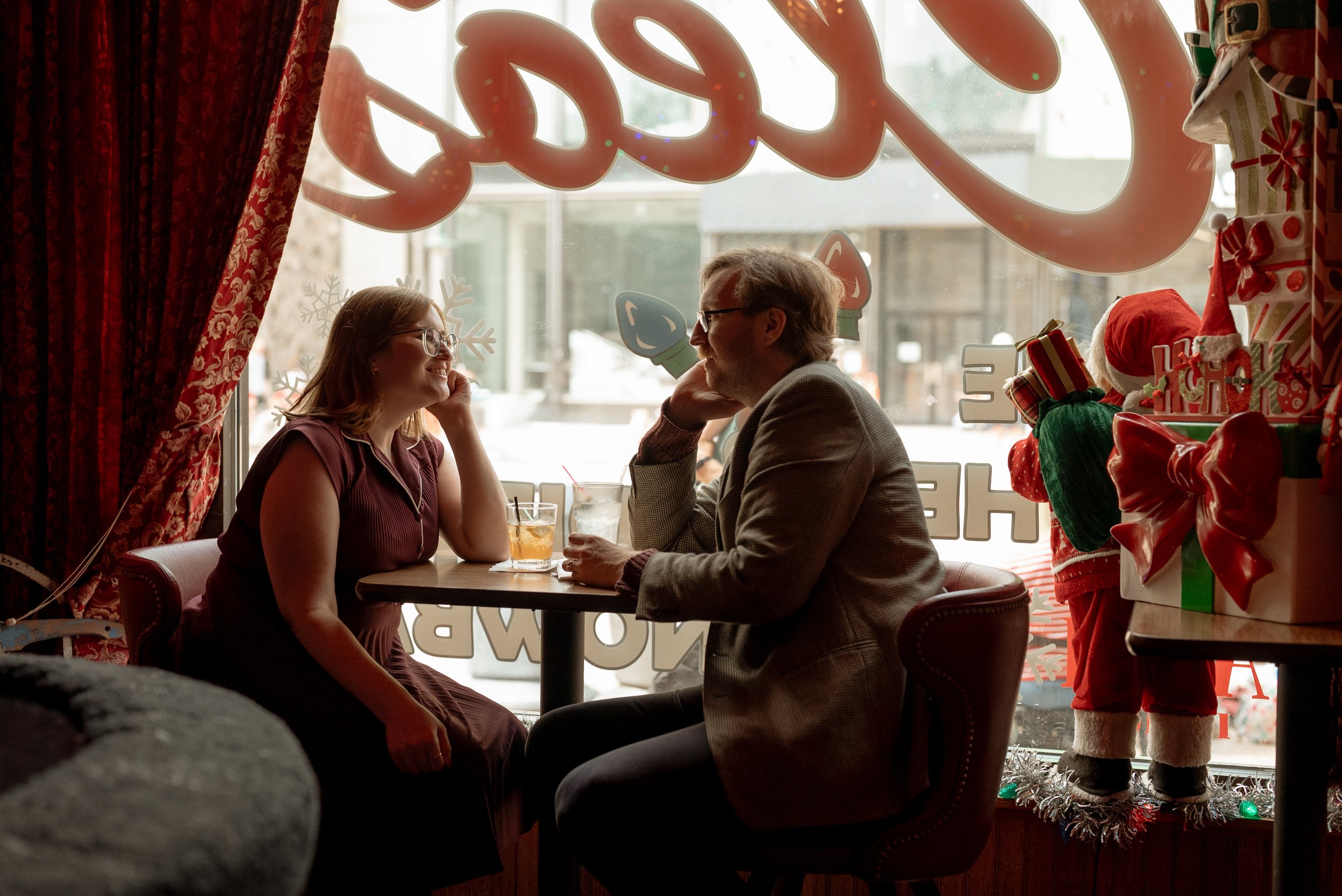 MacKenna + Max // Cleo’s Cocktail Lounge Engagement