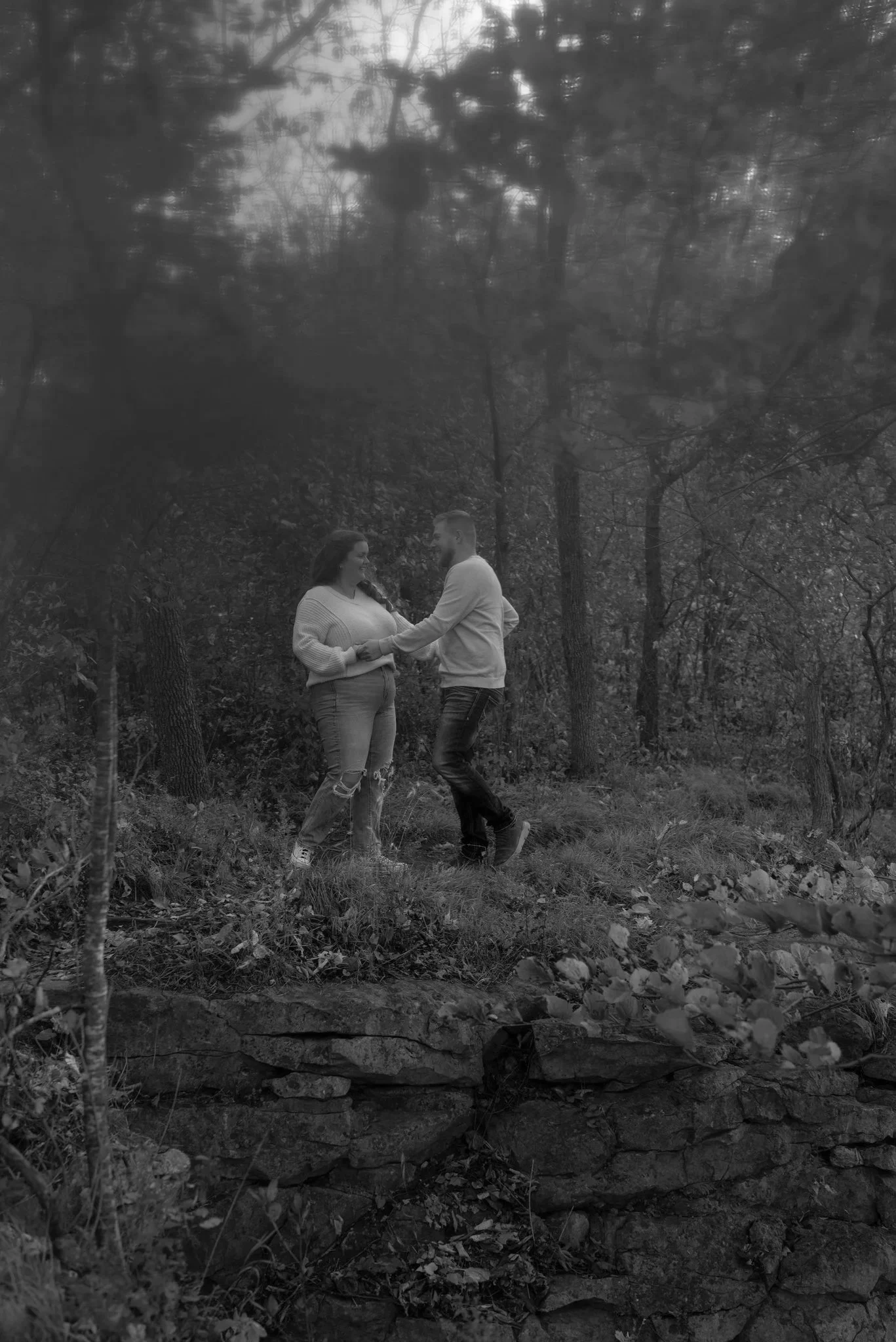 Alexis + Dakota // High Cliff State Park - Sherwood, WI Engagement Session