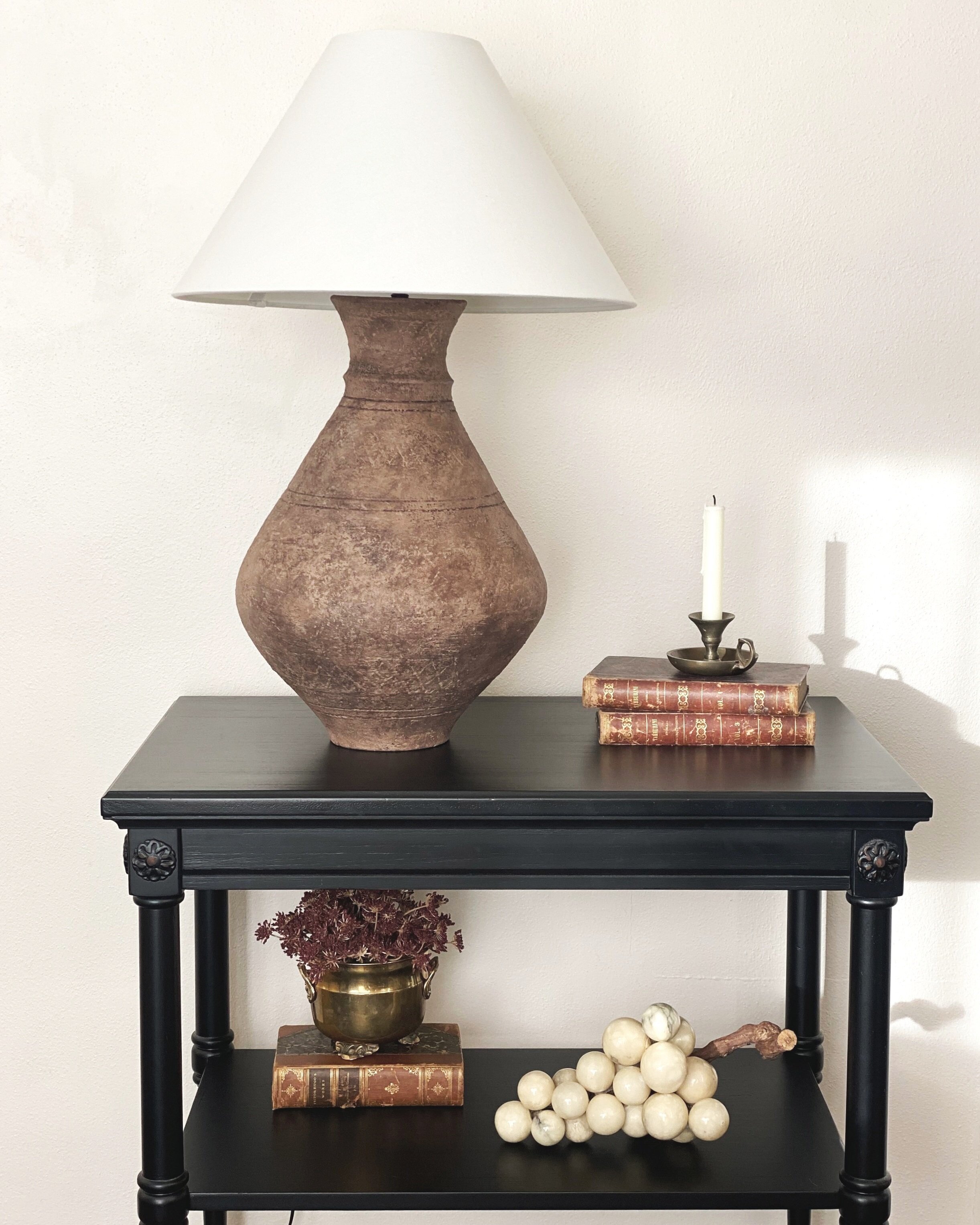 Pottery Vessel Now a Lamp Pottery Vessel Now a Lamp