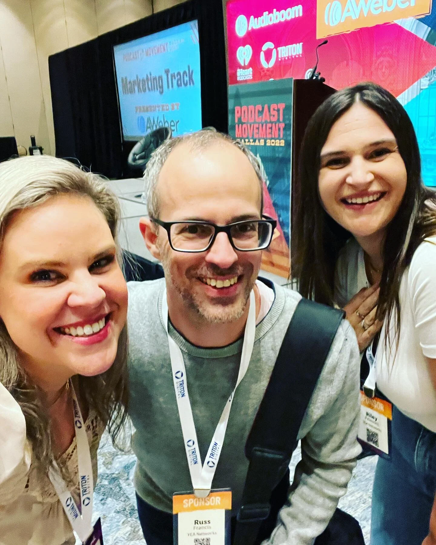 Y&rsquo;all!! This week has been SO MUCH FUN!! @podcastmovement has been&hellip; ALL THE THINGS!! I&rsquo;m just sitting here, feeling like the luckiest human&hellip; living my childhood dream!! Thanks @russfr &amp; @life_of_rileyp for making it happ