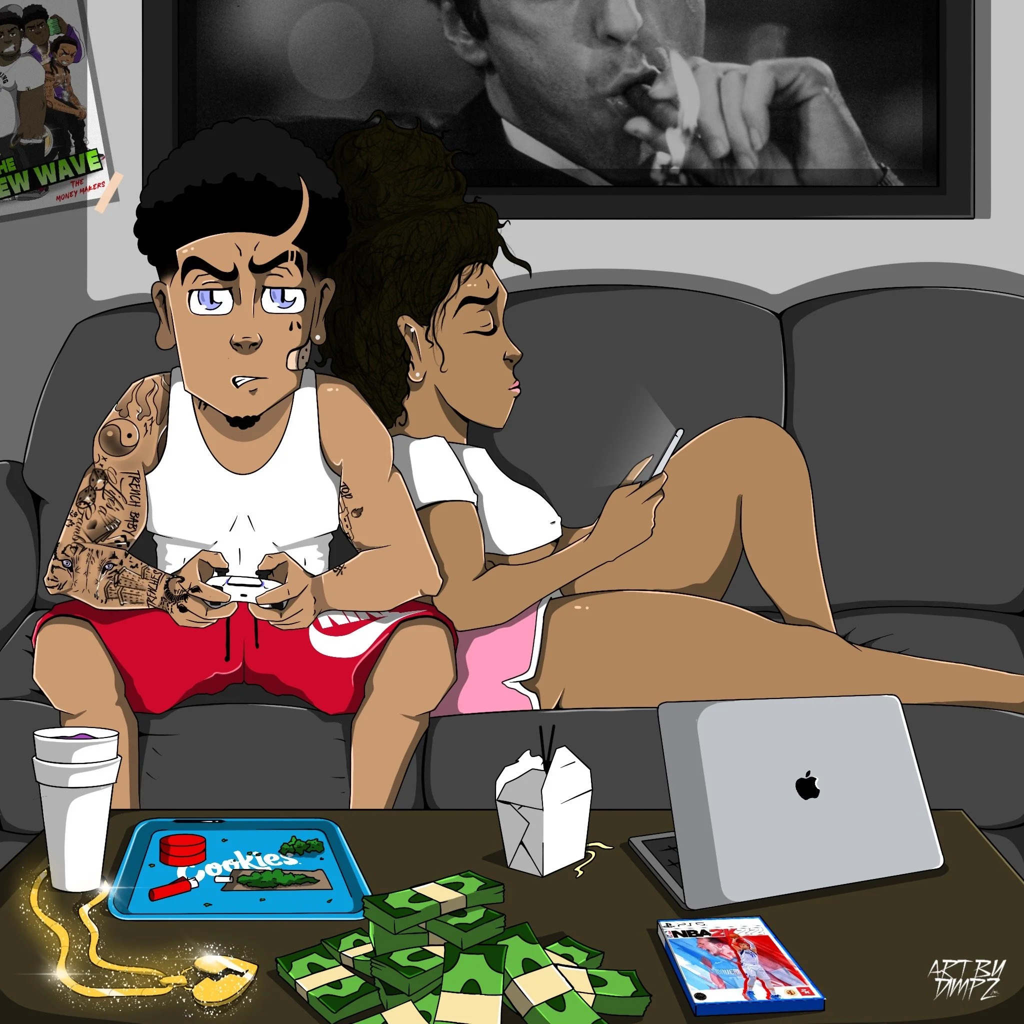 TREY AND HIS GIRL.JPG