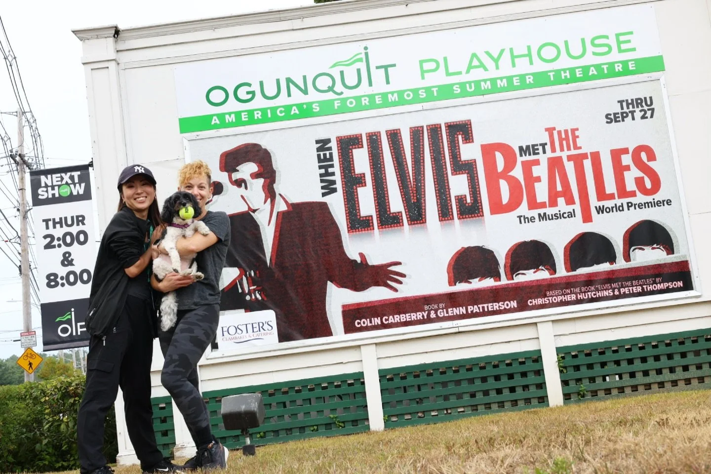 When Elvis Met the Beatles&hellip; and @tink_rdoodle 

Tech has started and we will have an audience here in the blink of an eye! Tink and I love @akinakitazawa, Ogunquit, and most of all, making new musicals! 

#wemtb #whenelvismetthebeatles #andtin