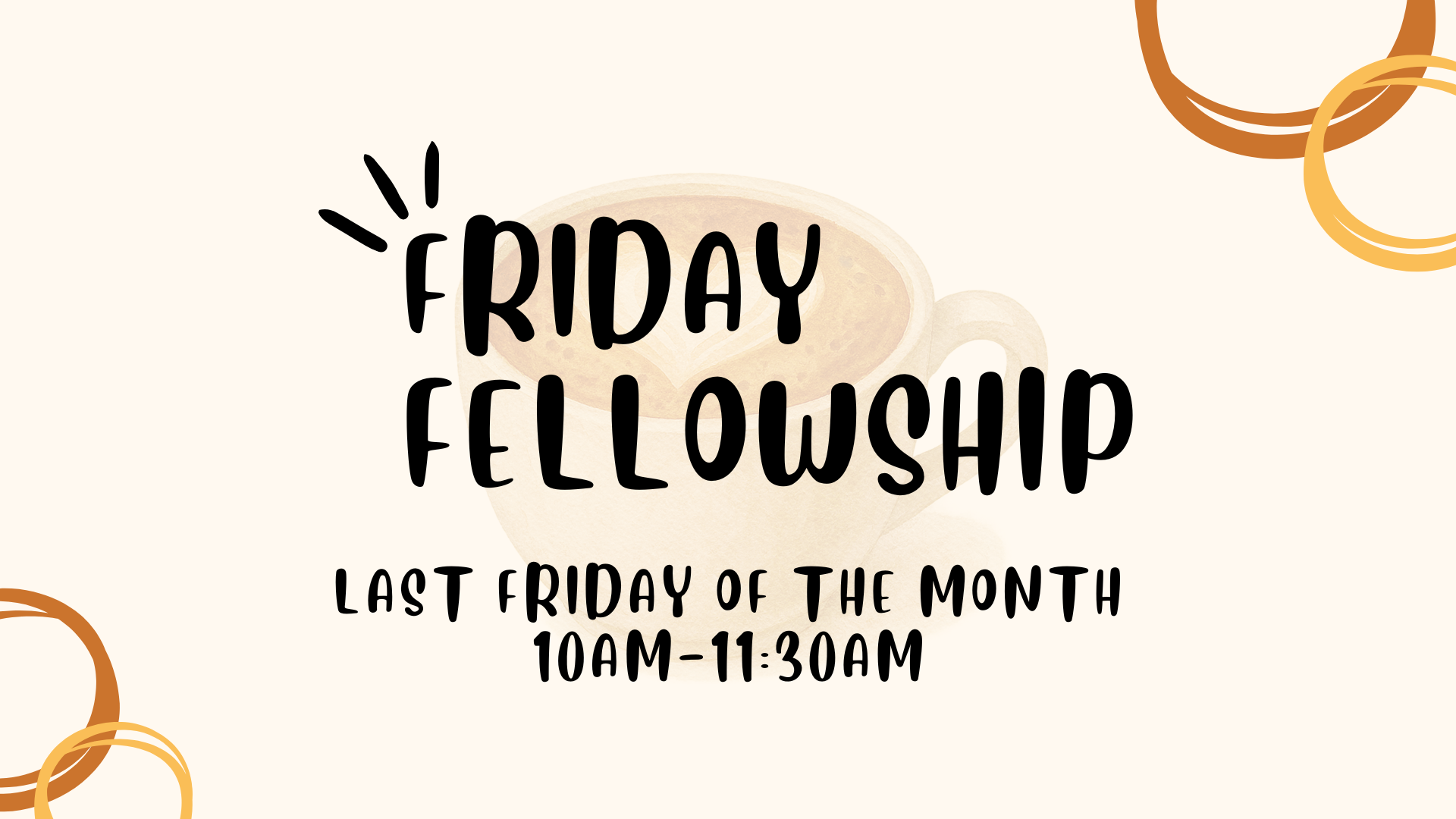 Friday Fellowship