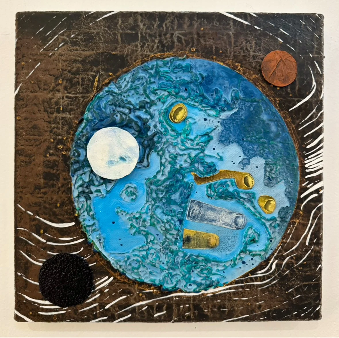 Water Planet, 10x10, 2024