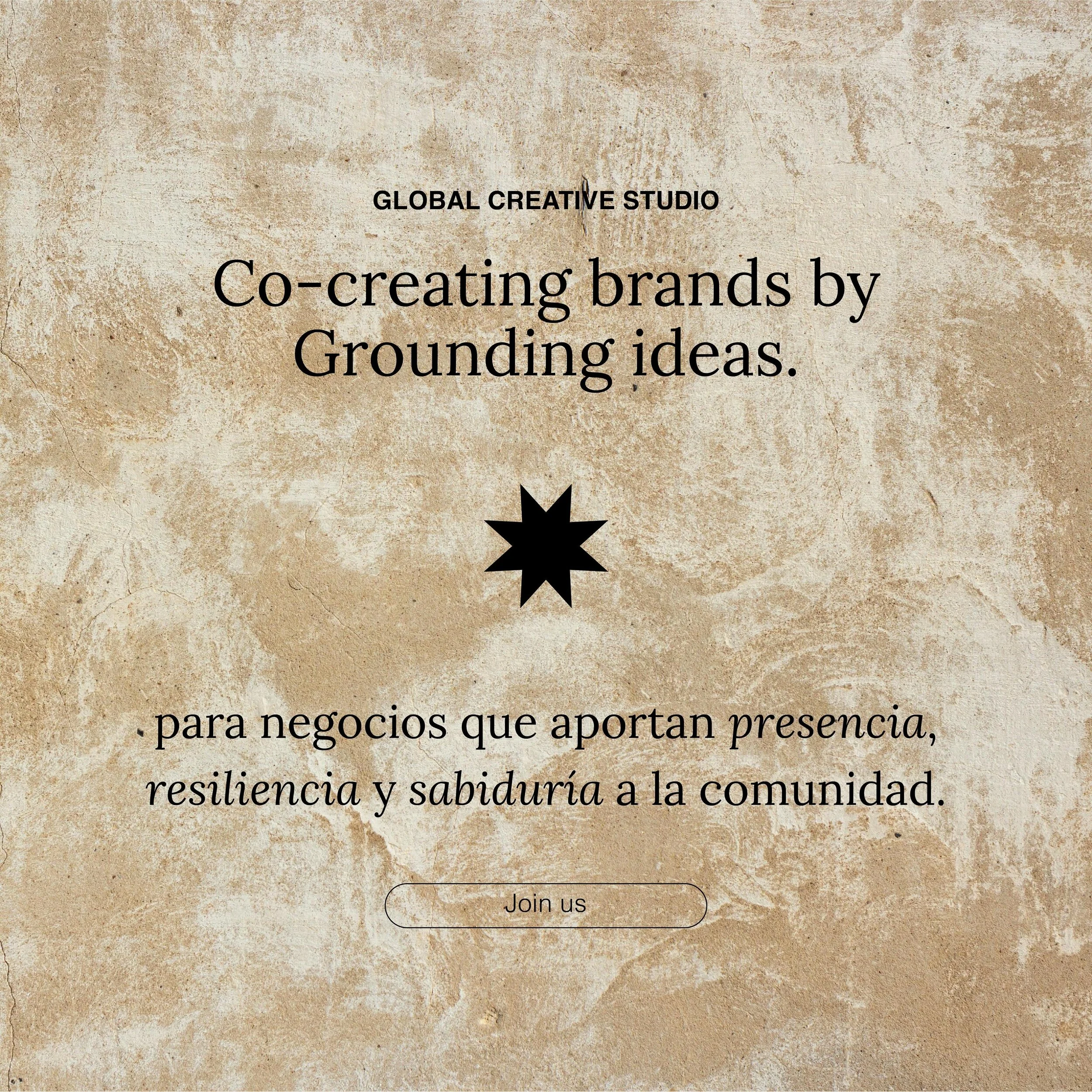 Somos un estudio de estrategia y dise&ntilde;o de marcas para negocios que aportan presencia, resiliencia y sabidur&iacute;a a la comunidad.

Nuestra misi&oacute;n es nutrir a la sociedad y al planeta potenciando ideas comprometidas. 🌿✨