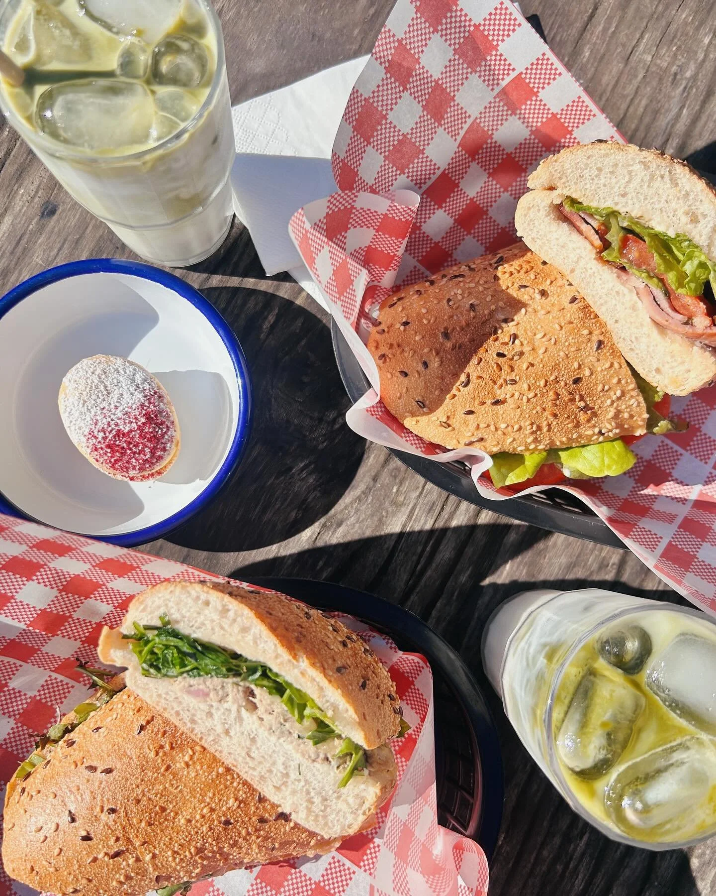 Now serving @loveteaofficial matcha, hot or iced! Alongside the usual lunchtime favourites (and treats from @thatplacepatisserie) 🍵🥪🍪