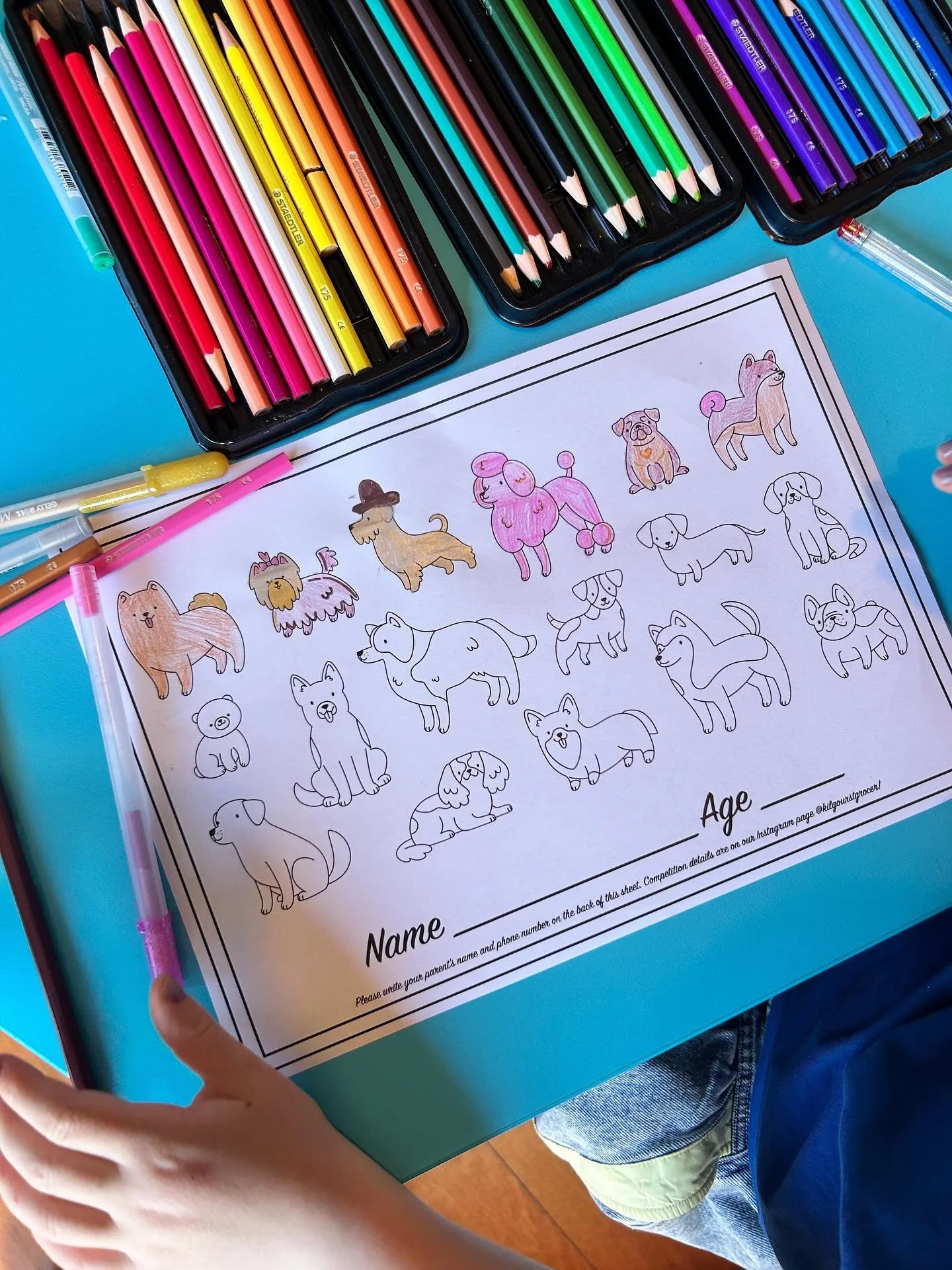 Our new colouring-in competition is here just in time for the school holidays! WE LOVE DOGS 🐕 big, small, pink, fluffy, yappy, all of &lsquo;em. Every entrant will receive a @freckleberrychocolate freckle, and three lucky entrants will win a GIANT f