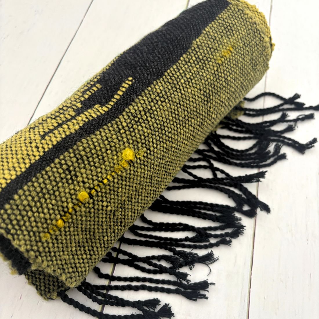 yellow green scarf rolled fringe.jpg