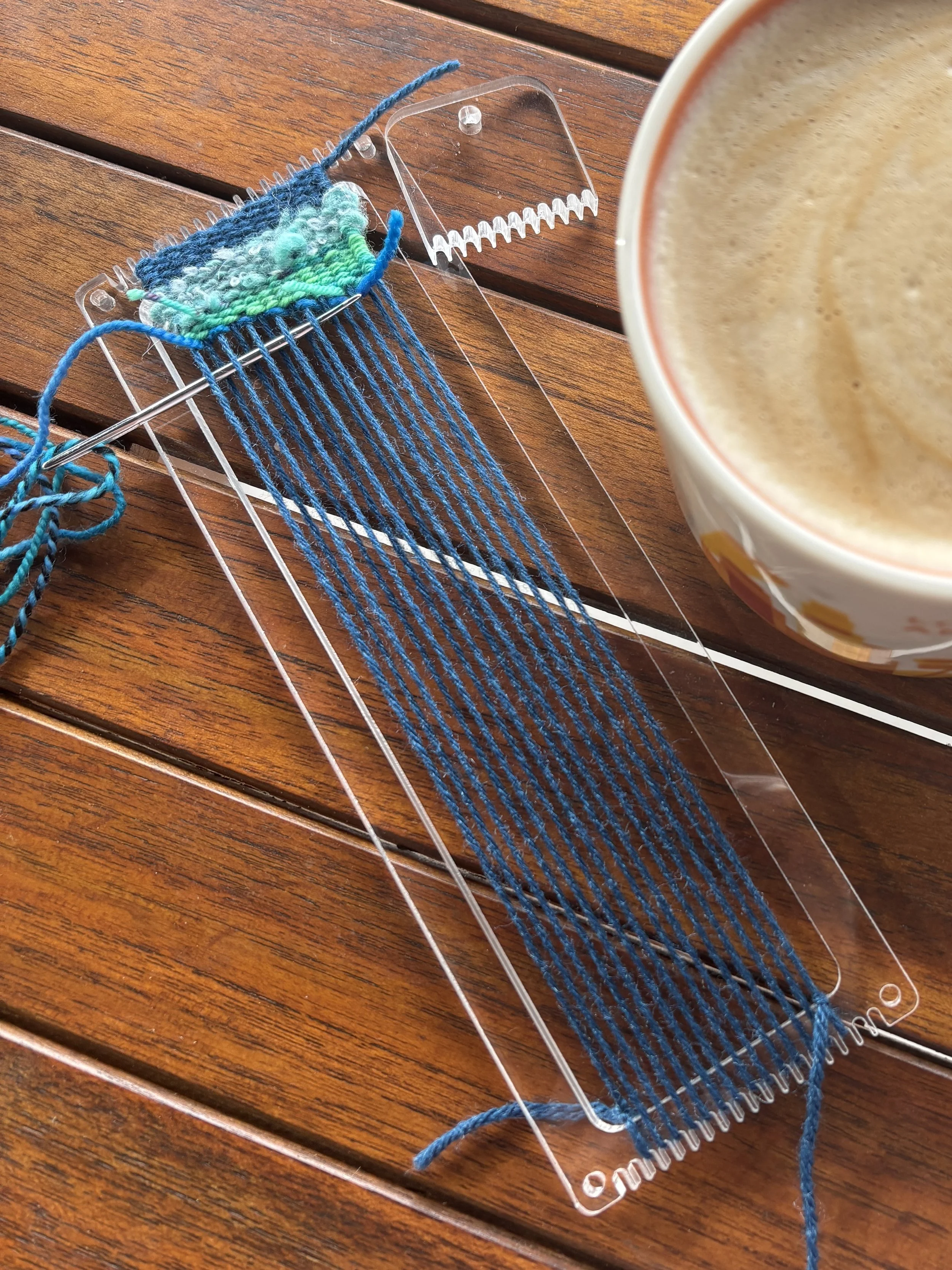 weaving at cafe.JPG