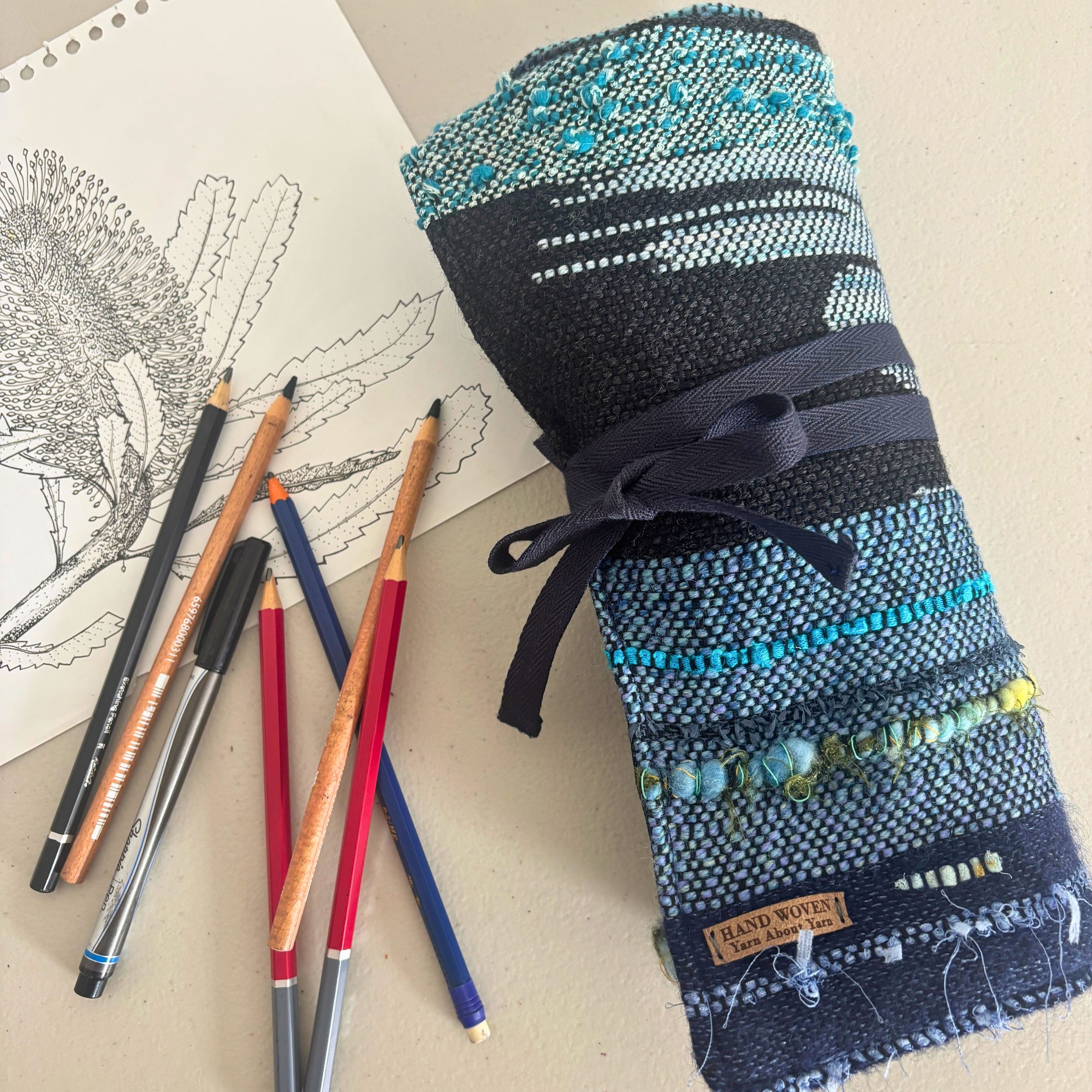 Artist's Handwoven Tool Wrap