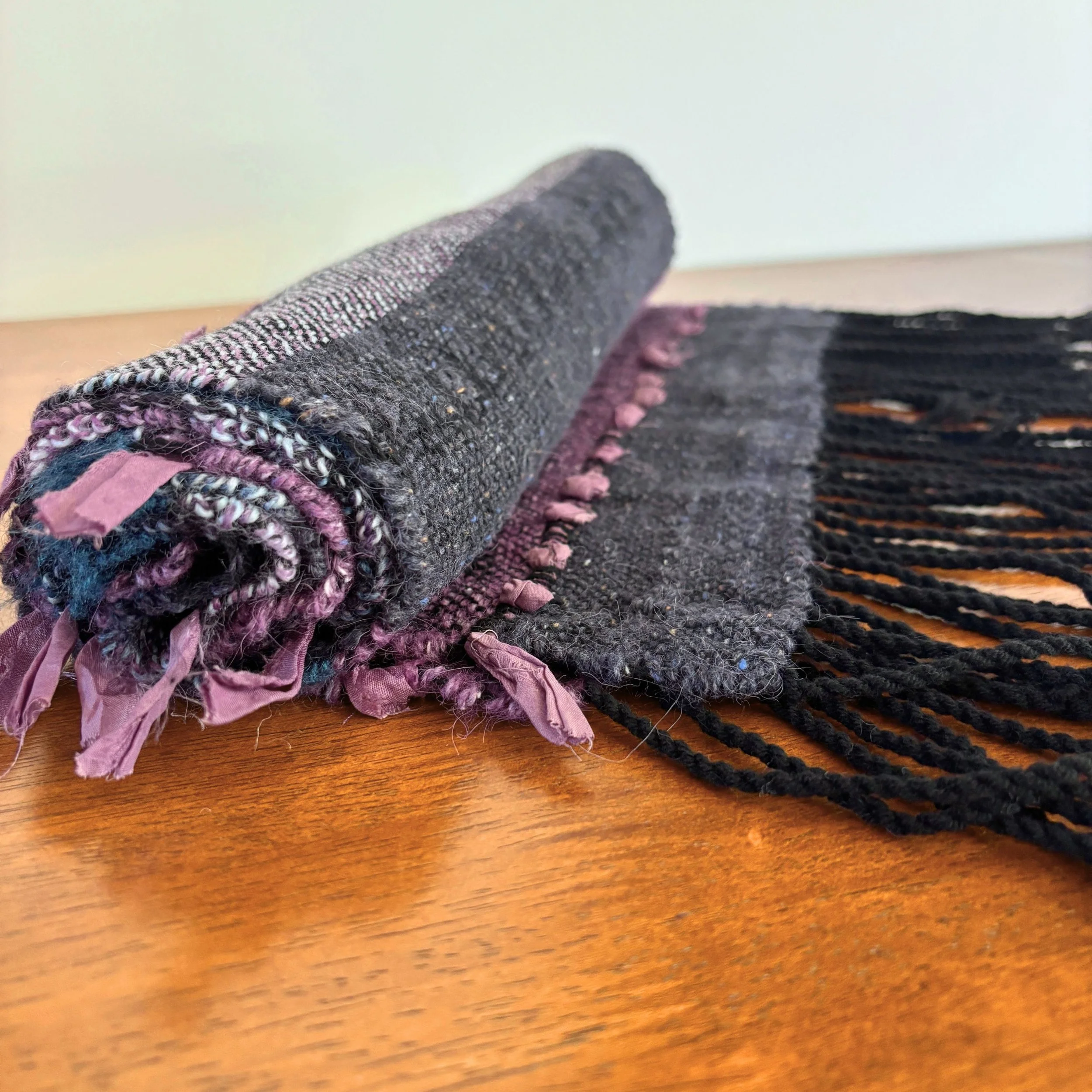 lavender and teal scarf rolled.jpg