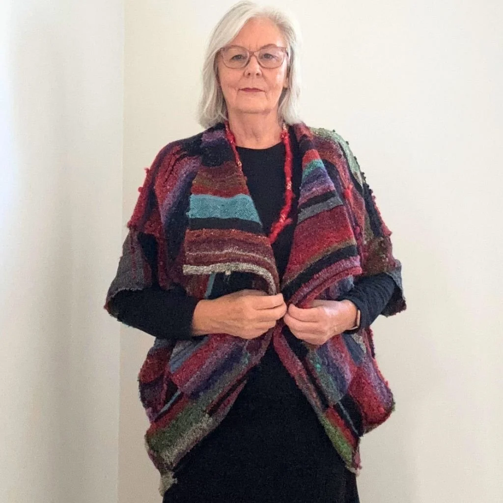 Handwoven Artisan Unique Jacket - Bespoke Art To Wear Clothing