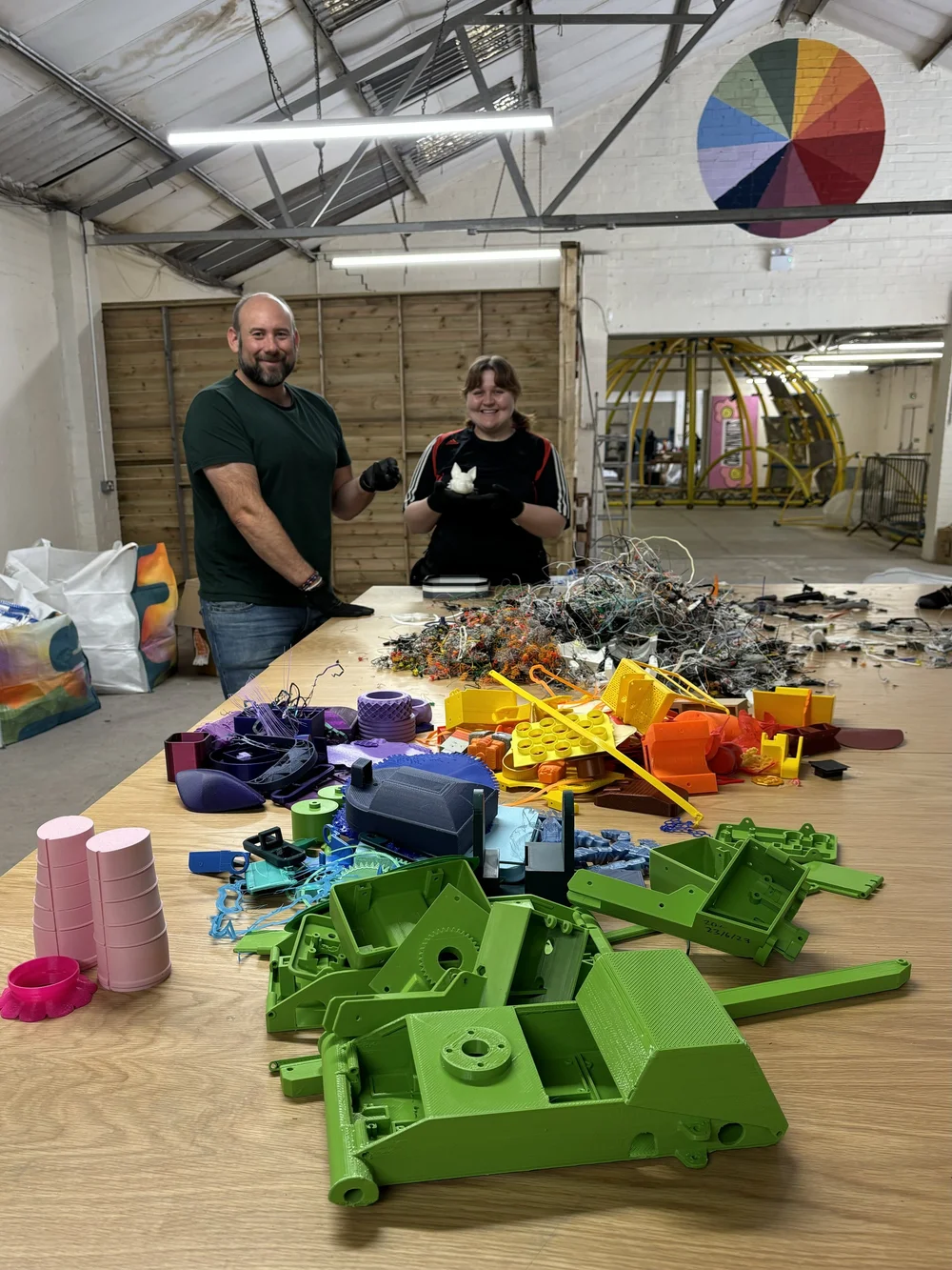Sorting PLA into colour