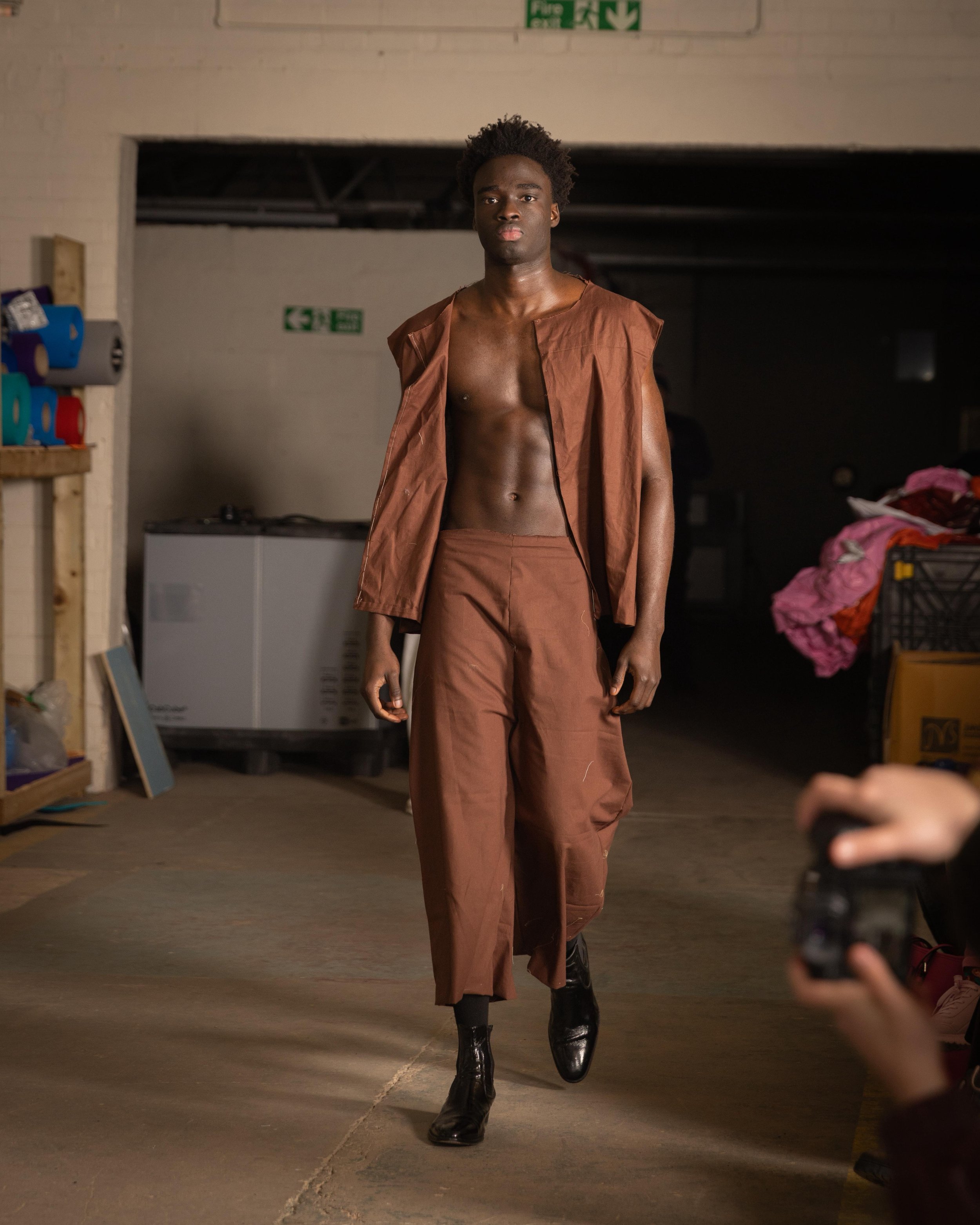 Balikis Fashion Forward Brown Suit