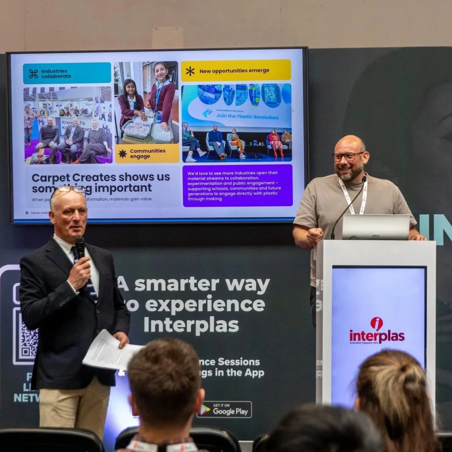 Tristan speaking at Interplas 2026