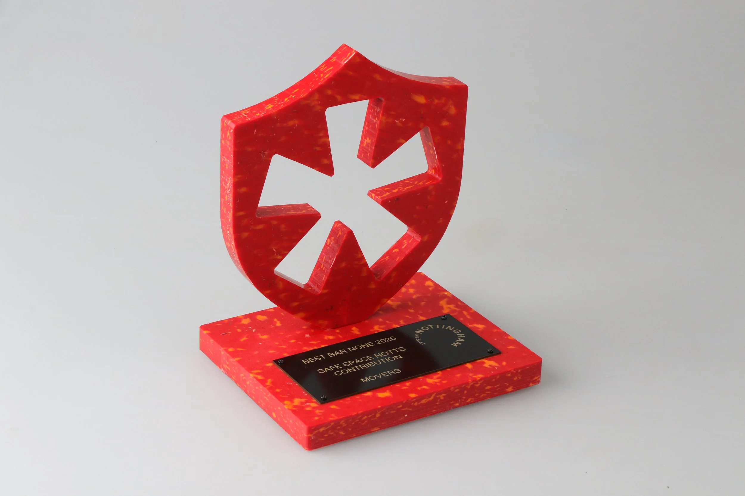 Finished award studio shot