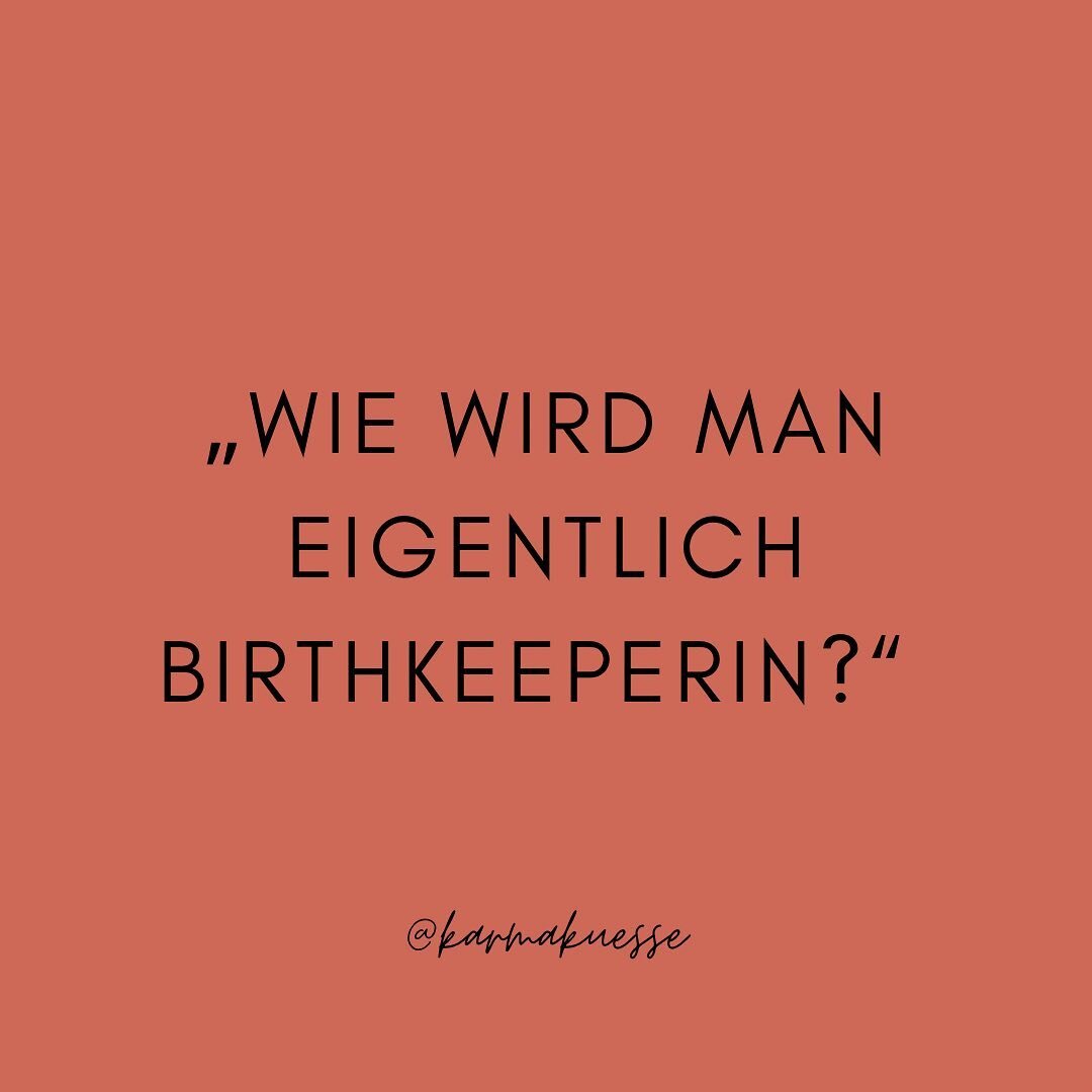 &bdquo;Wie wird man eigentlich Birthkeeperin?&ldquo; fragte mich letztens eine Yogasch&uuml;lerin

Die kurze Antwort: Du wirst nicht, du bist. 

Wenn du den Ruf und die Leidenschaft sp&uuml;rst Frauen auf ihrem Weg der Schwangerschaft, durch die Gebu