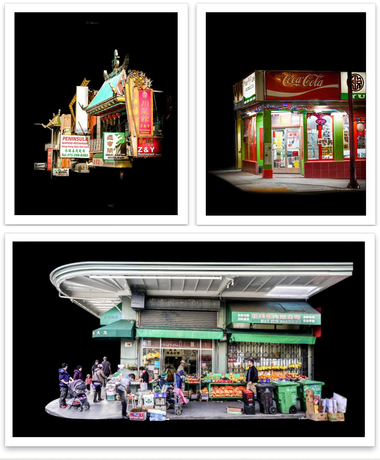 TRIPTYCH: Chinatown Self Portrait 