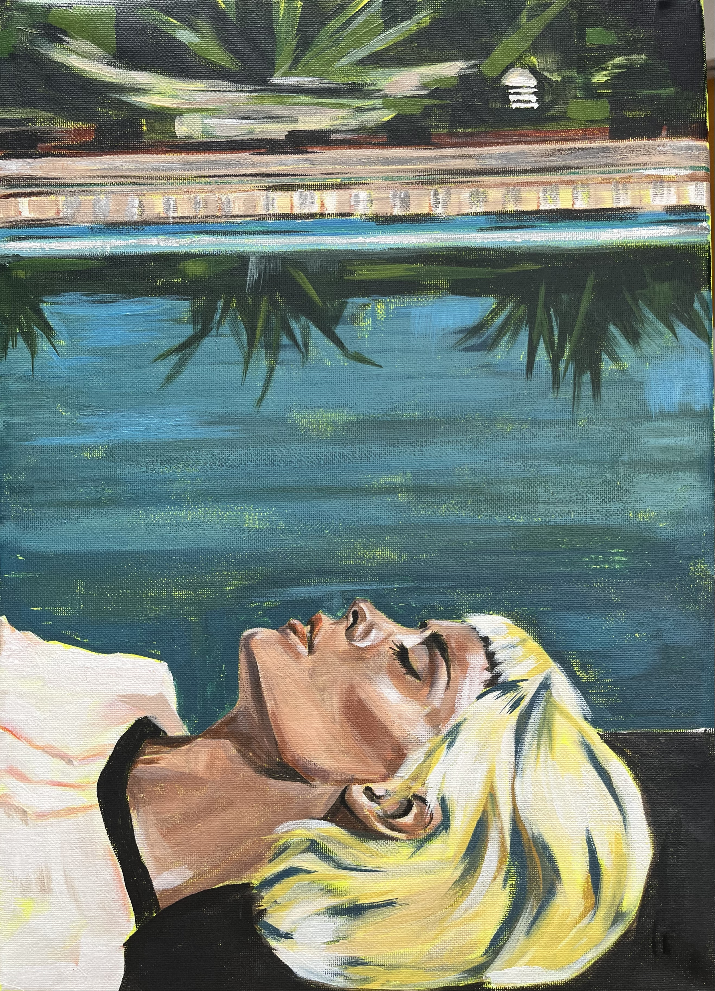 'Summer Thinking'. 

Acrylic on Canvas - Framed -SOLD. 
7/3/23.

Original Photo by Craig Flemming Photo.

A4 Limited Edition Print - £40.