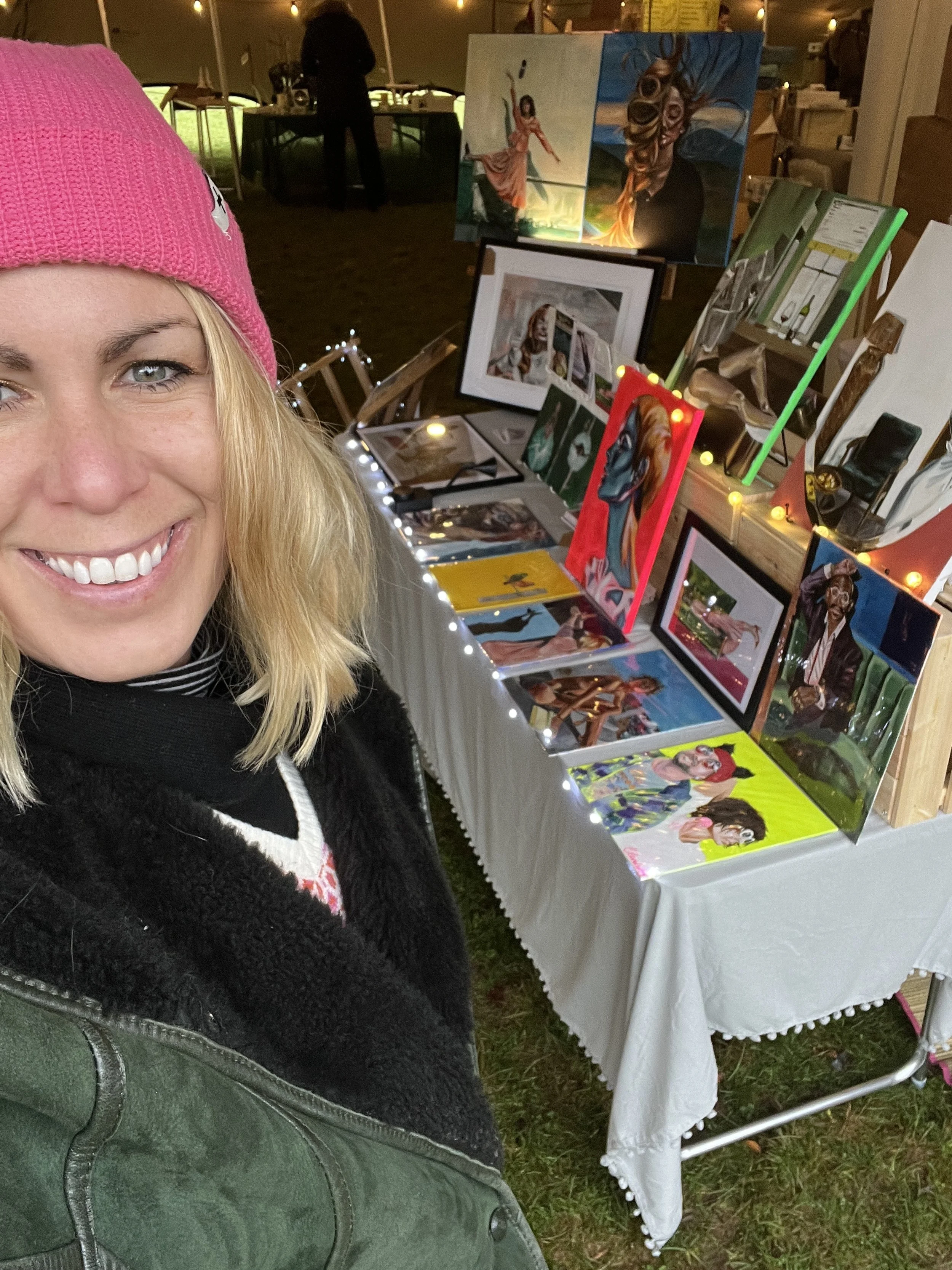 At the beautiful Bridwell Christmas Market 