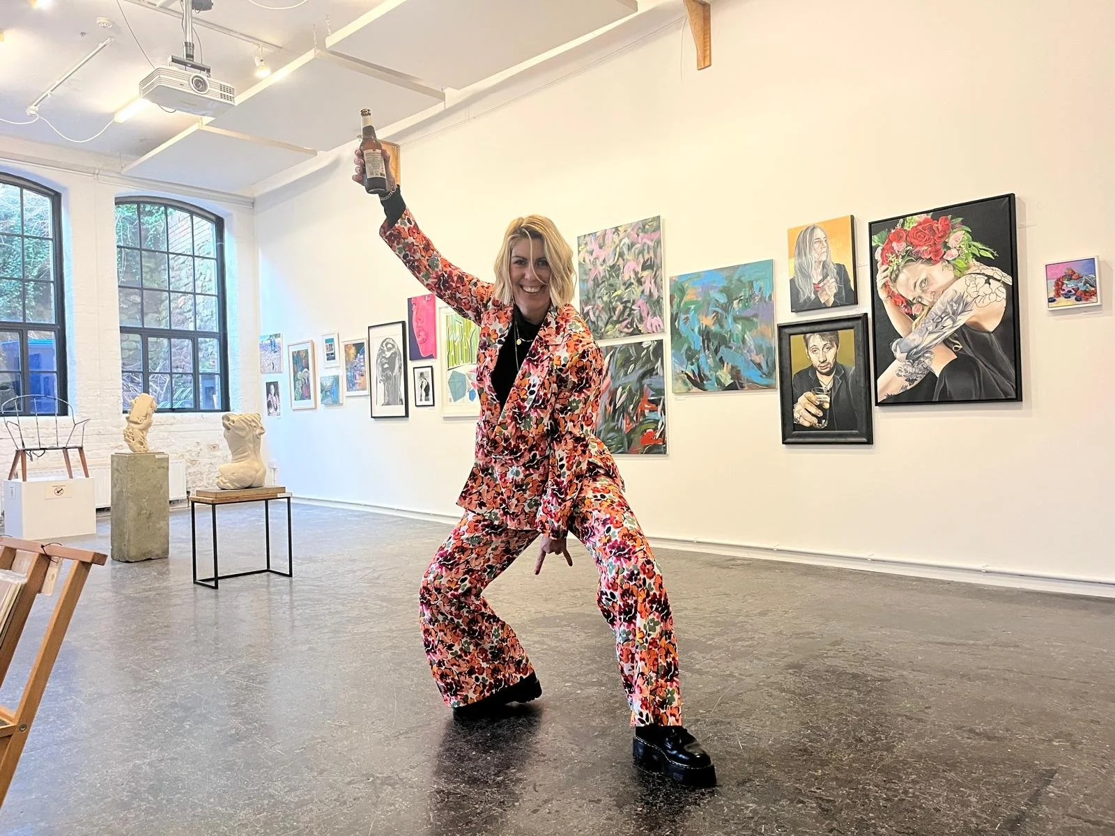 Curating my first group exhibition 'Not A Pretty Landscape' Jan 2026