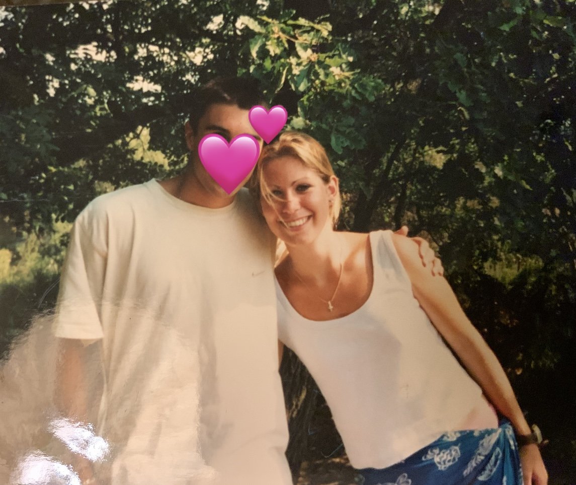 Summer 2002 with 'Sexy Laurent'