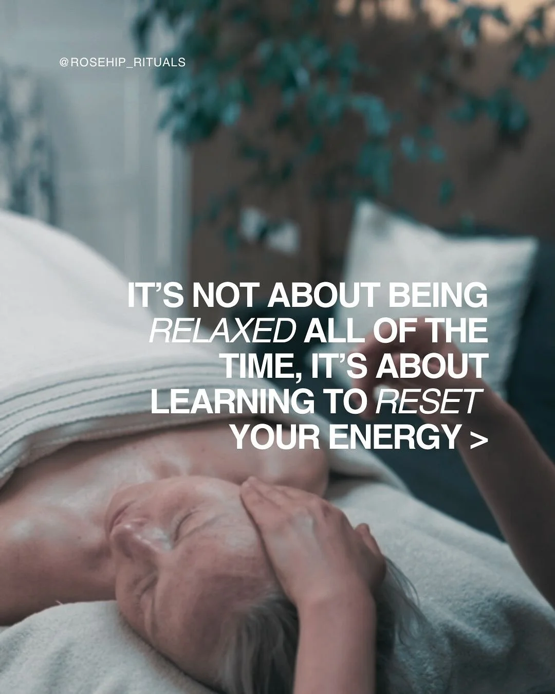You don&rsquo;t need to feel relaxed all of the time. Let&rsquo;s face it, in this world it&rsquo;s not gonna happen! 

Don&rsquo;t give yourself a hard time if zen like peace isnt happening everyday. 

When you learn how to reset your energy, you gi