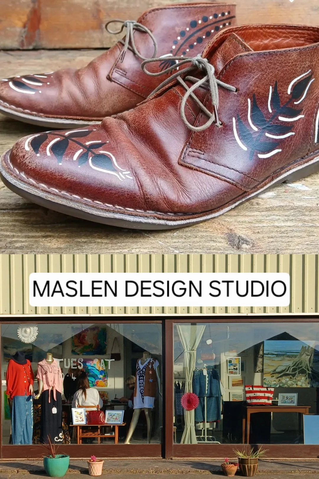 Sustainable Fashion Exhibition and Leather Painting