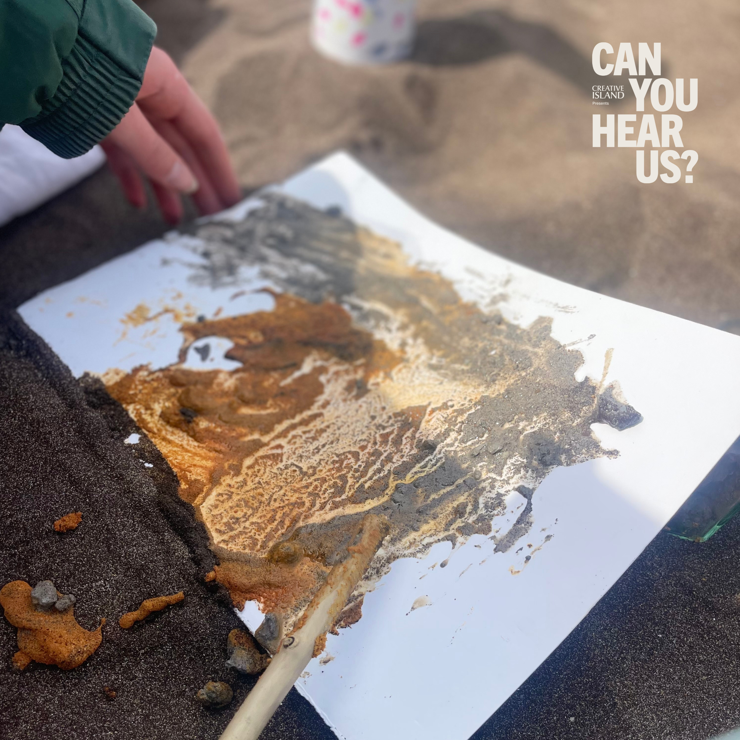 Create abstract paper paintings&nbsp;inspired by the changing Landscape at Compton Bay