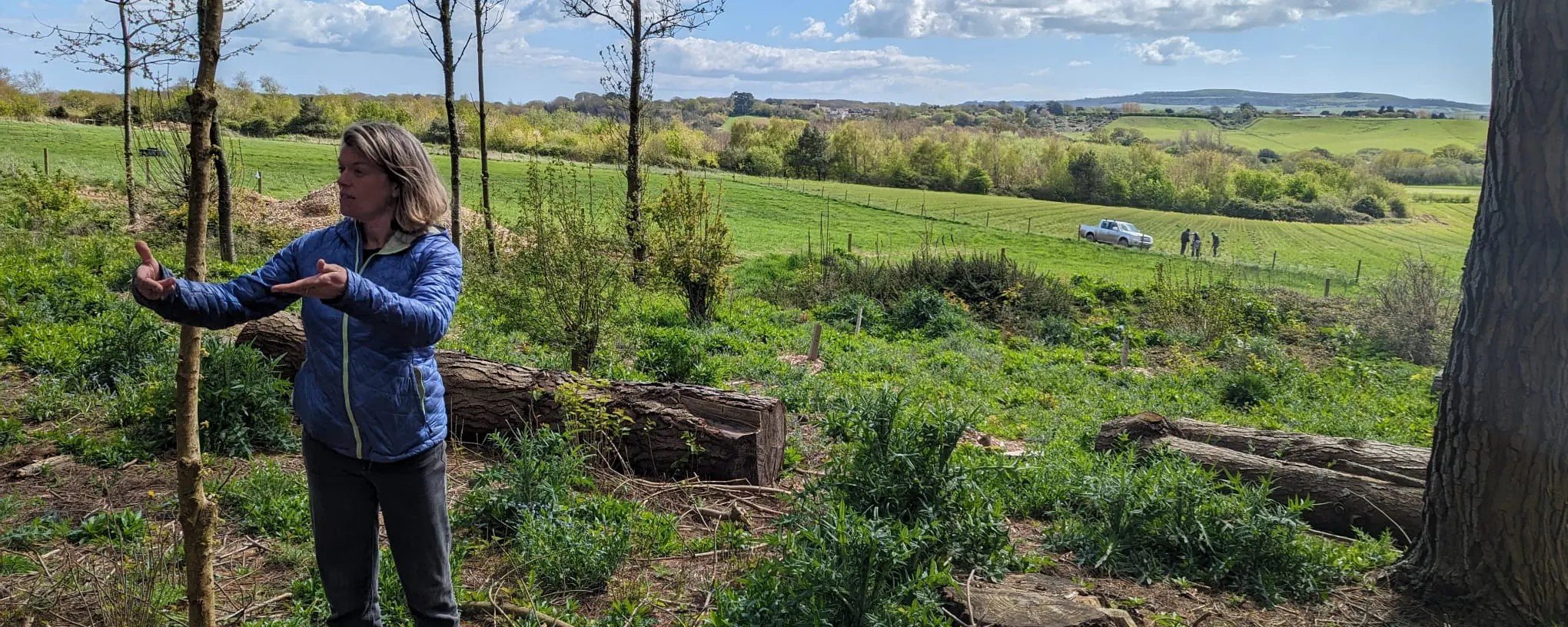 Walk and Talk at The Garlic Farm