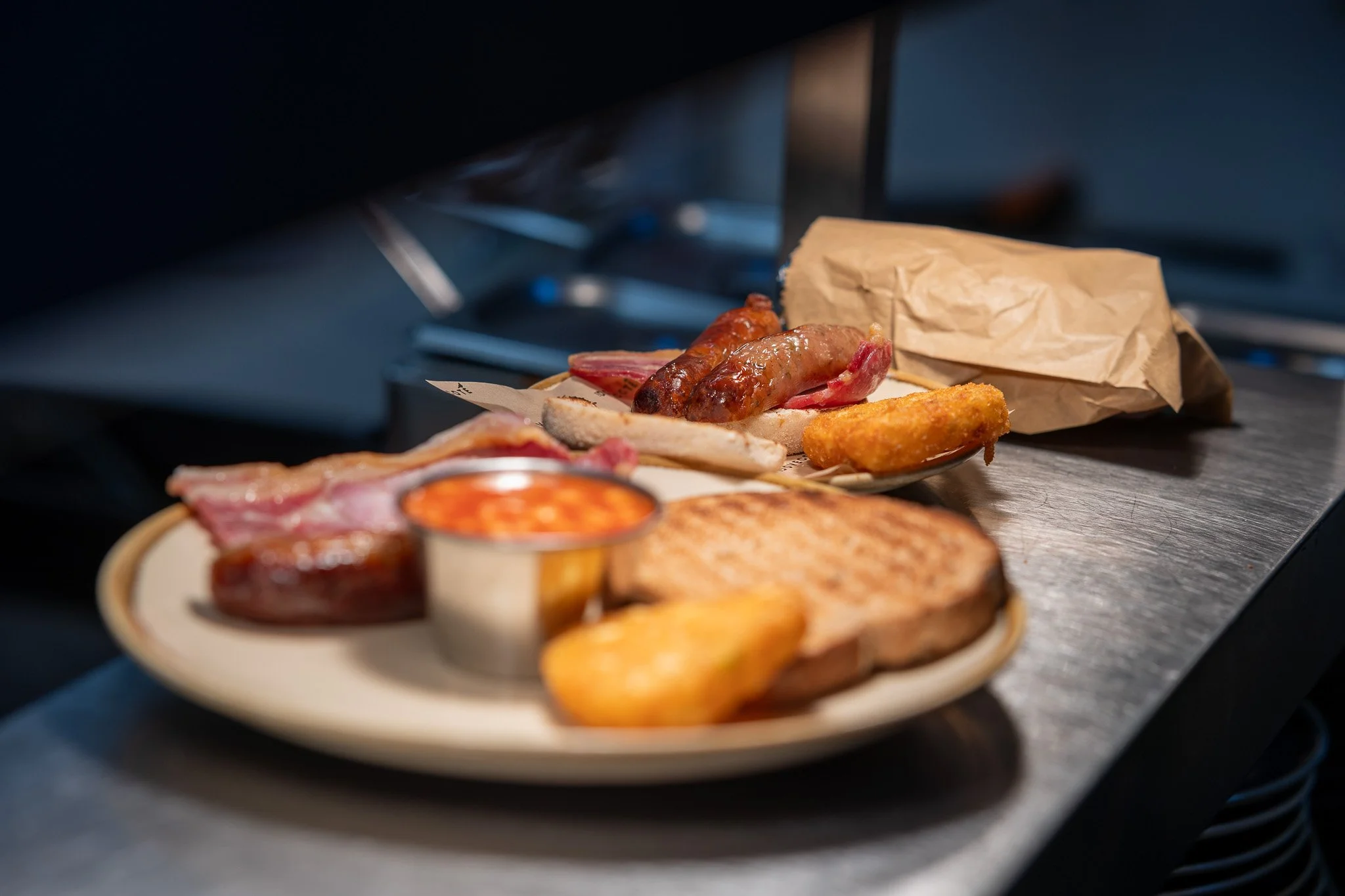 It's morning, you have just realised you have a real hunger for a bacon and sausage muffin from The Dovecote Eatery...then remembered you have free will and that is exactly what you are going to and do...

And grab a coffee whilst you are there...and