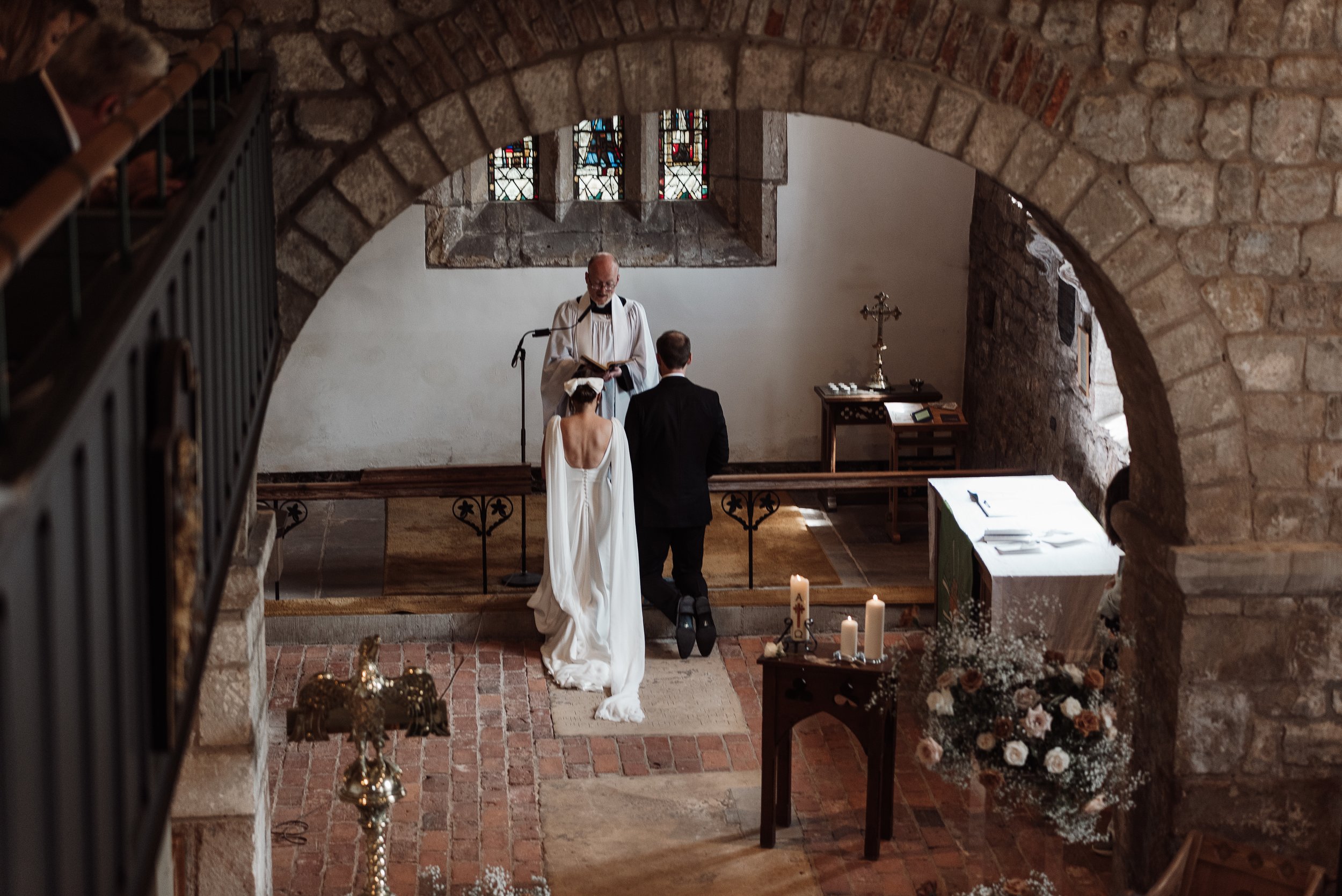 Church wedding ceremony in North Yorkshire 